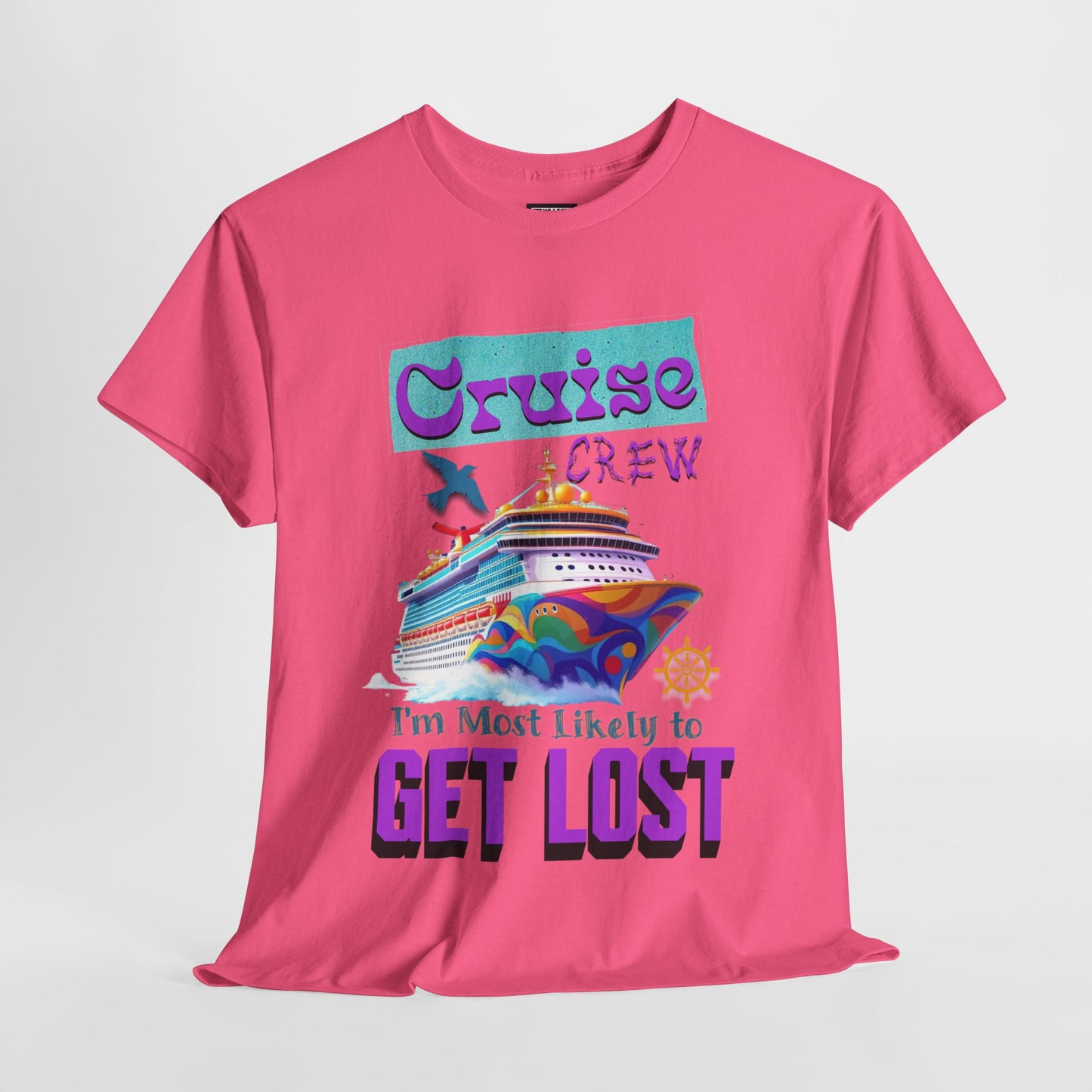 Cruise Crew T-Shirt - Funny Cruise Vacation Tees, Gift for Cruise Travelers, Funny Holiday Wardrobe, Nautical Adventure Apparel,