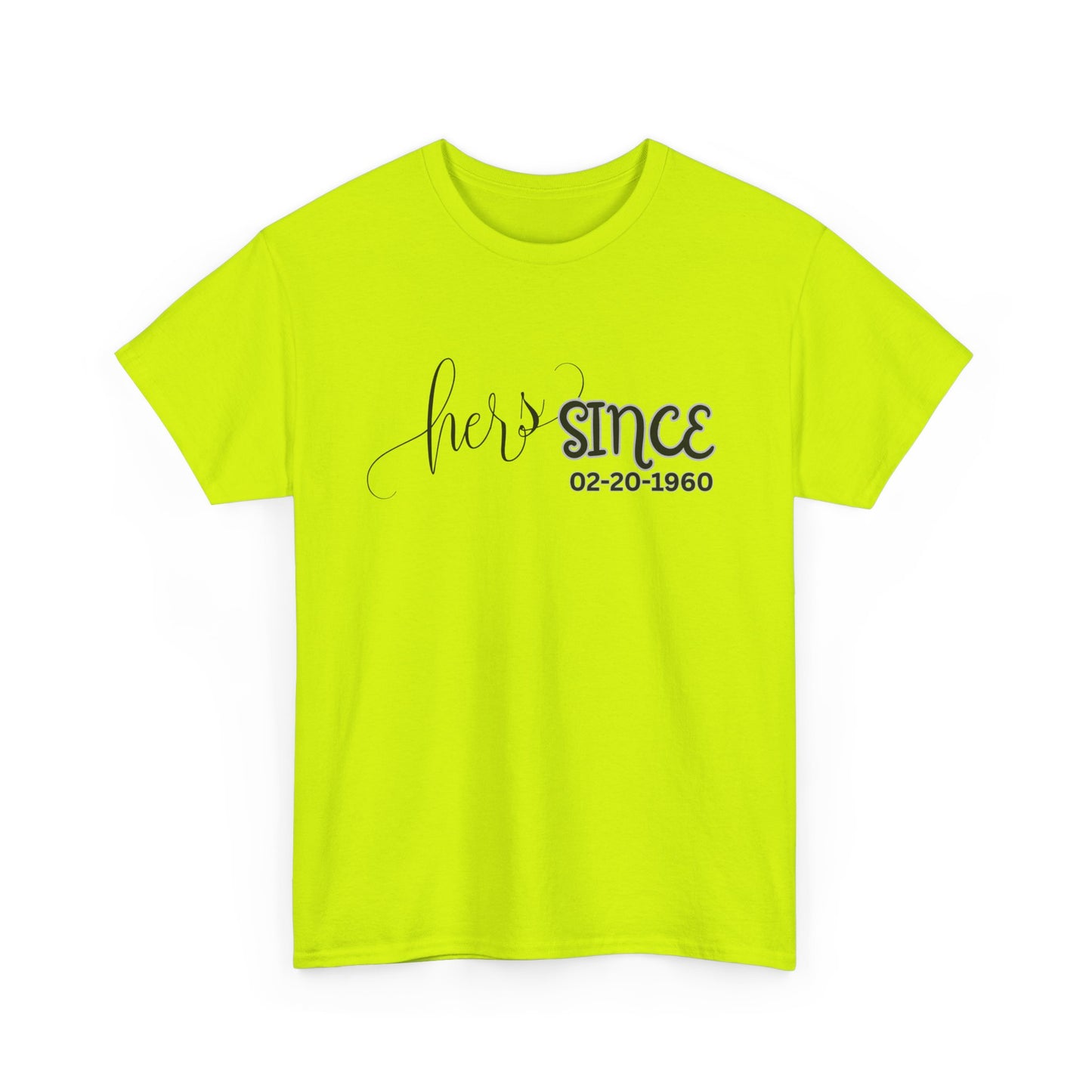 Personalized His and Hers Valentine T-Shirts, Custom Valentine T-Shirts, Unisex Valentine T-Shirts, T-Shirts for Couples, (His Sold Separately)