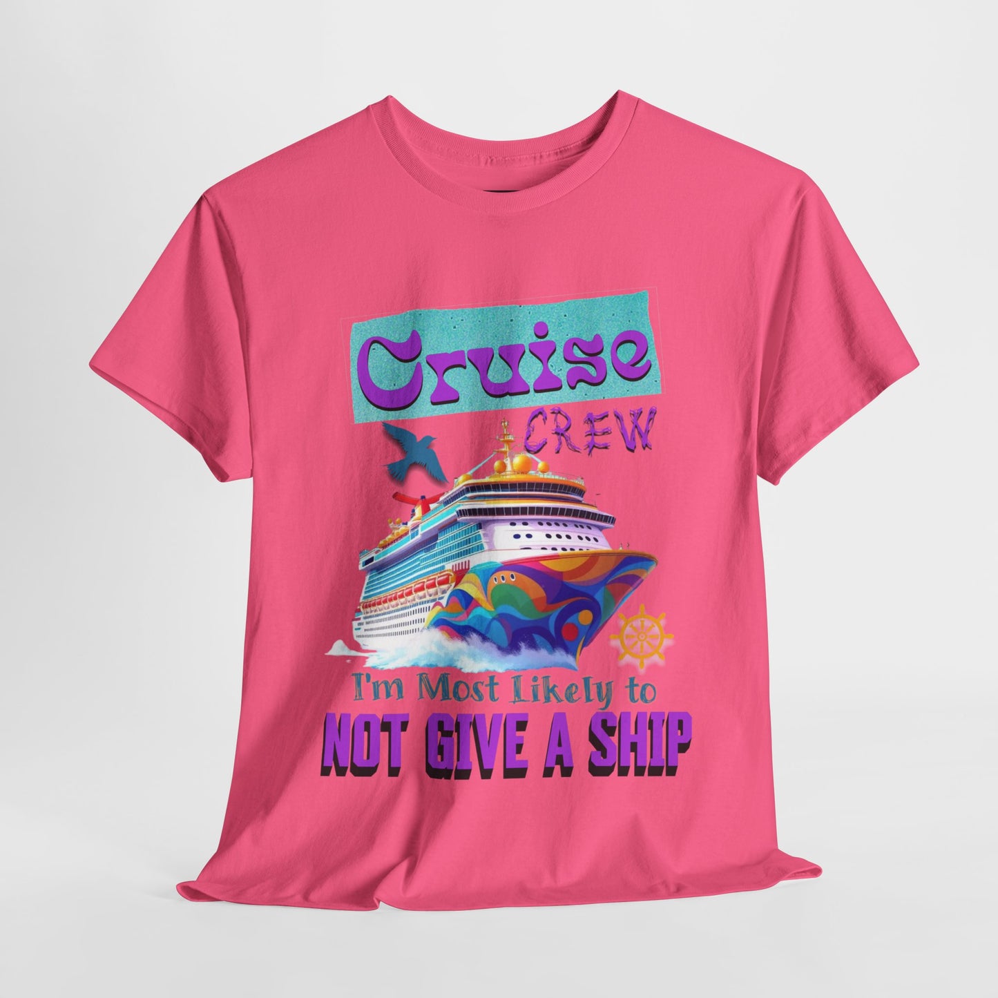 Cruise Crew Tee: Fun Cotton Shirt for Cruise Vacation Vibes, Travel Enthusiasts, Fun Family Trip Tees, Summer Celebrations, Gifts for Cruisers
