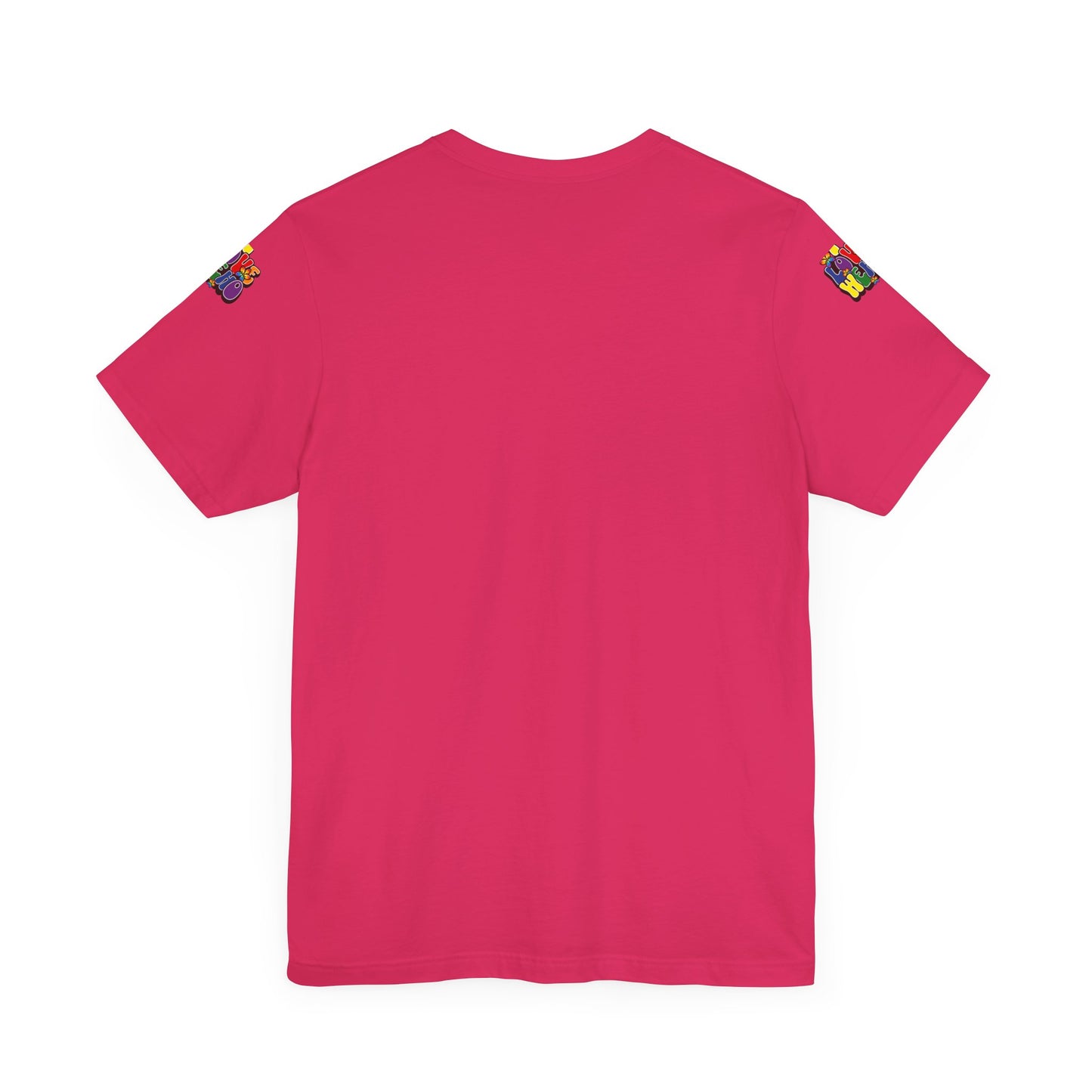 Colorful LGBTQ+ Love Short Sleeve Tee, Pride T-Shirt, I Love WeHo, Pride Festival Merchandise, Gift for Friends, Unisex Graphic Tee