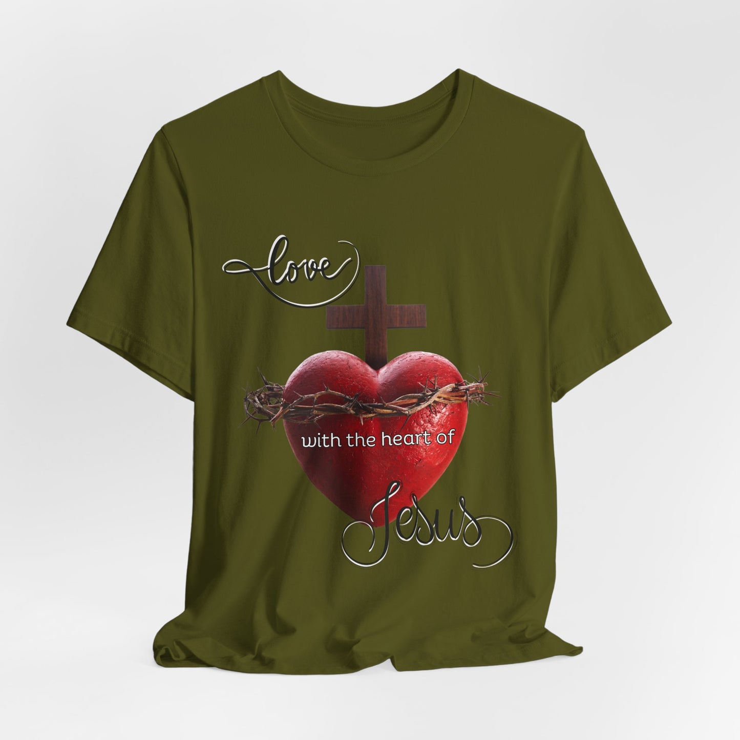 Religious T-Shirts for Men & Women, Christian T-Shirts, Christian Gifts, Jesus Loves Shirts, Jesus T-Shirts, Religious Jesus T-Shirt, Unisex Jersey Short Sleeve Tee