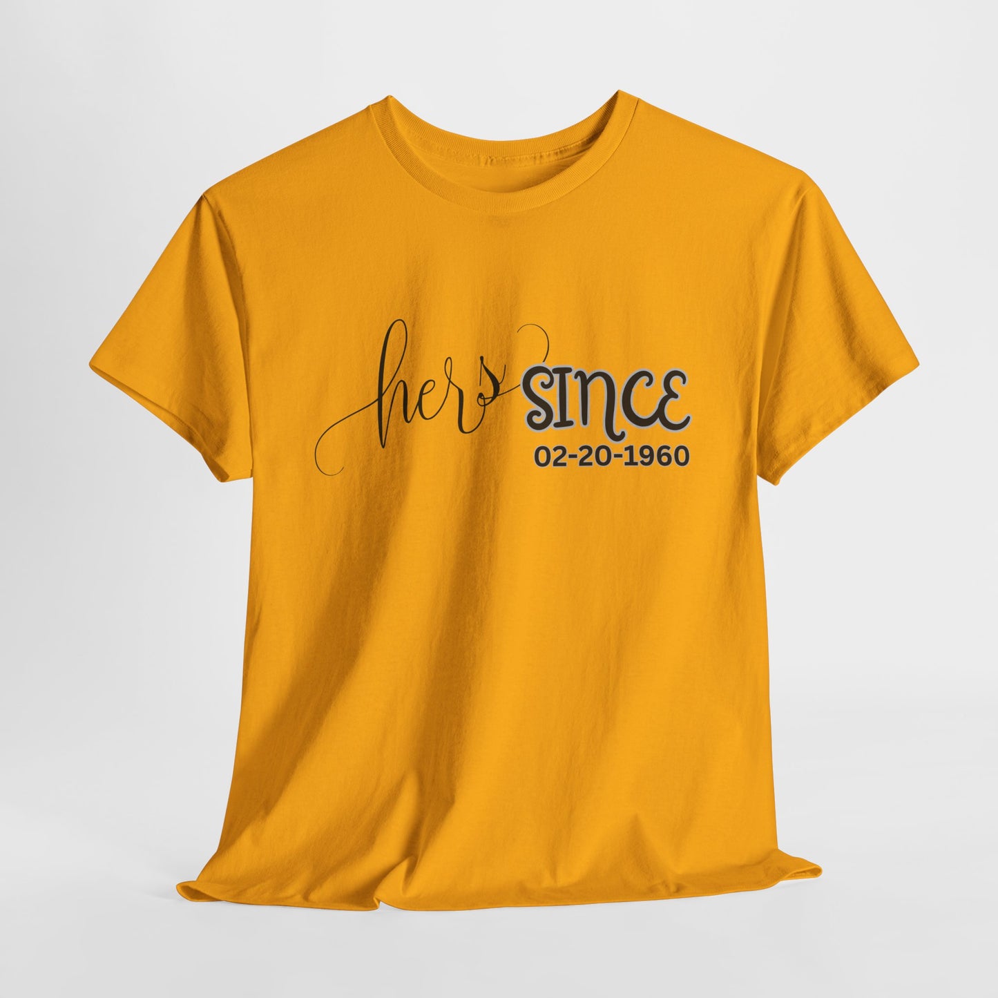 Personalized His and Hers Valentine T-Shirts, Custom Valentine T-Shirts, Unisex Valentine T-Shirts, T-Shirts for Couples, (His Sold Separately)