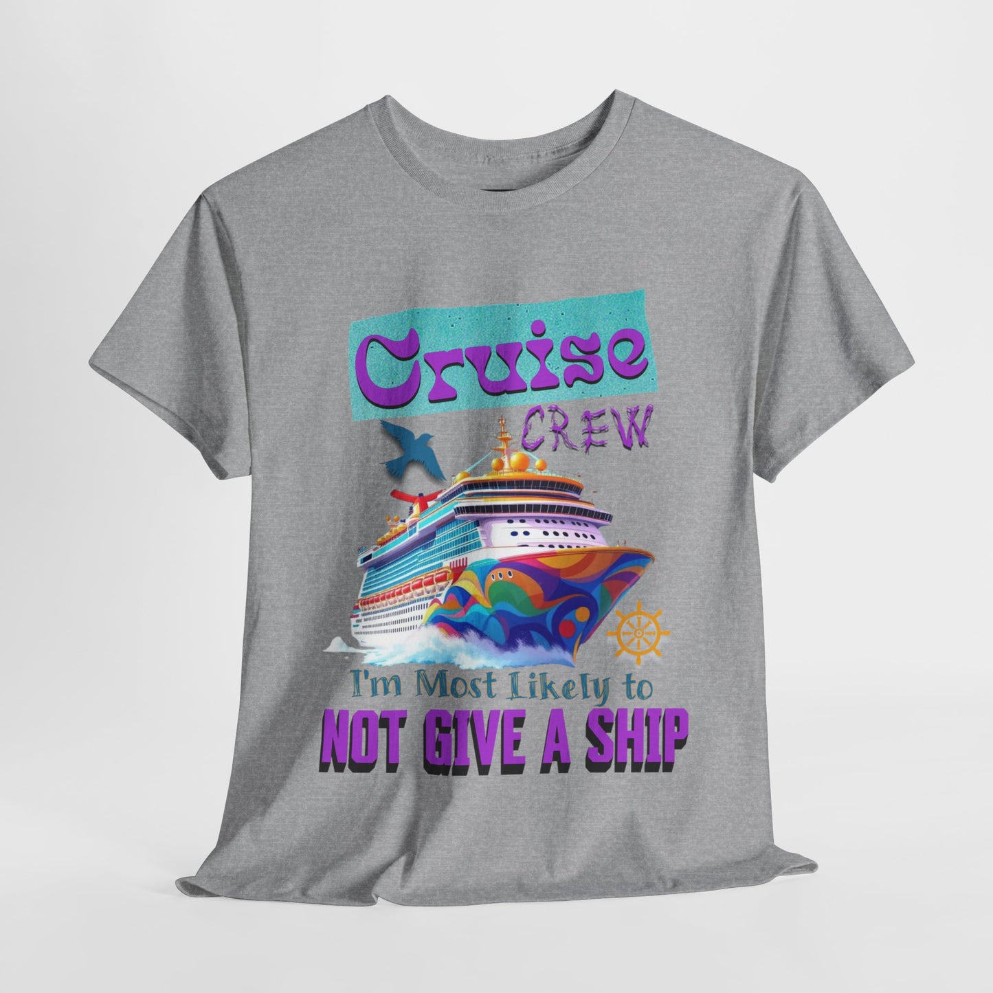Cruise Crew Tee: Fun Cotton Shirt for Cruise Vacation Vibes, Travel Enthusiasts, Fun Family Trip Tees, Summer Celebrations, Gifts for Cruisers