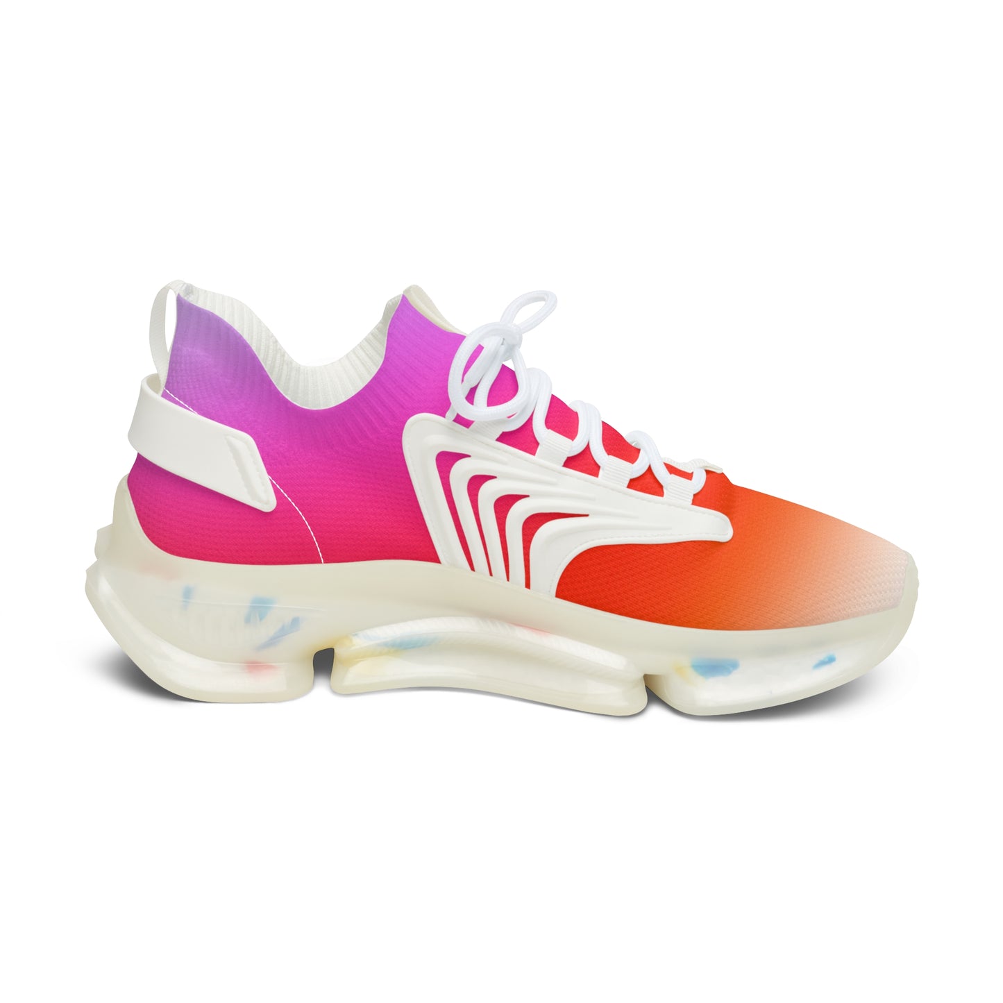 Vibrant Women's Mesh Sneakers, Trendy Athletic Shoes, Breathable Sneakers, Fashion Sneakers, Casual Lifestyle Footwear
