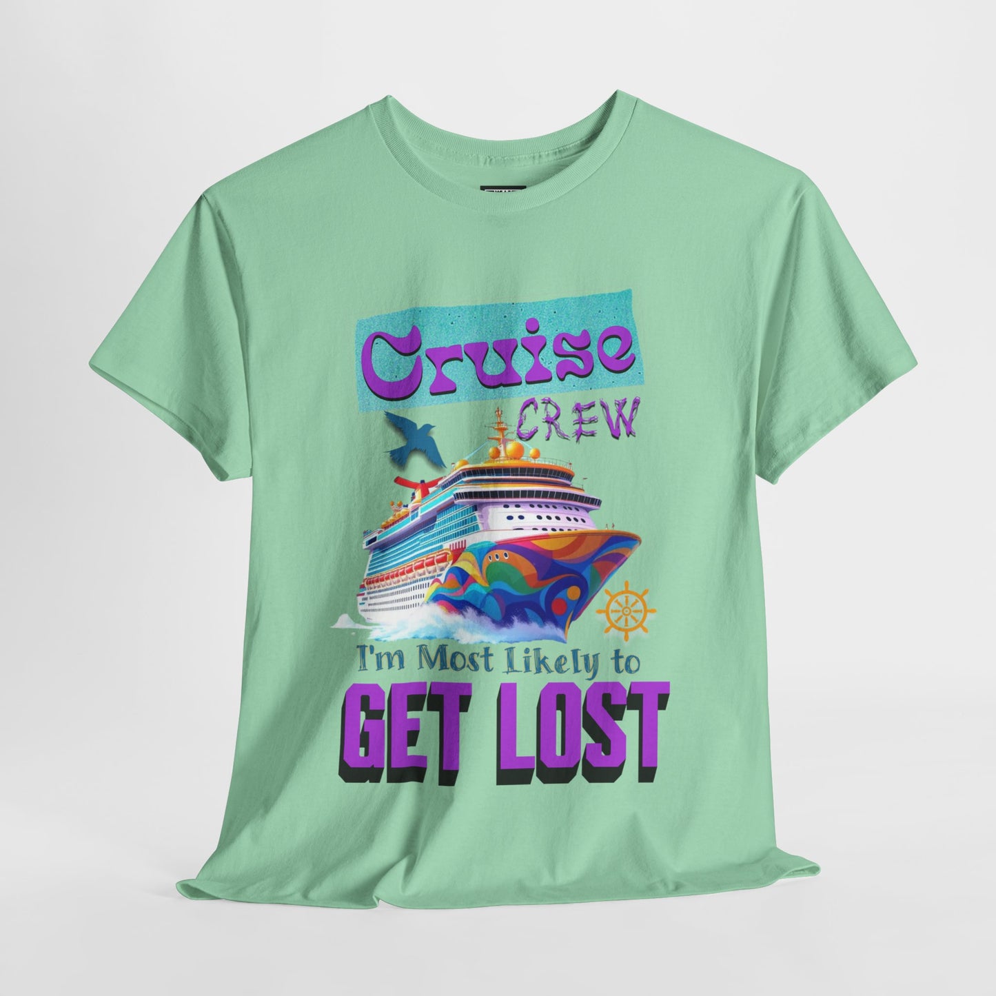 Cruise Crew T-Shirt - Funny Cruise Vacation Tees, Gift for Cruise Travelers, Funny Holiday Wardrobe, Nautical Adventure Apparel,