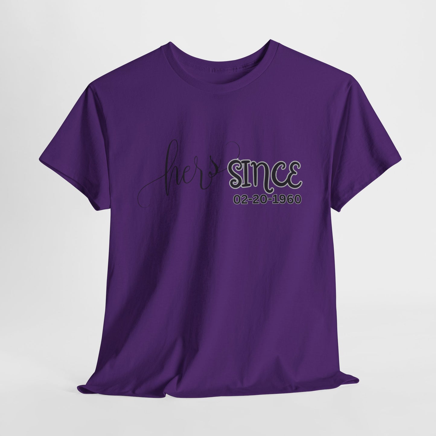 Personalized His and Hers Valentine T-Shirts, Custom Valentine T-Shirts, Unisex Valentine T-Shirts, T-Shirts for Couples, (His Sold Separately)