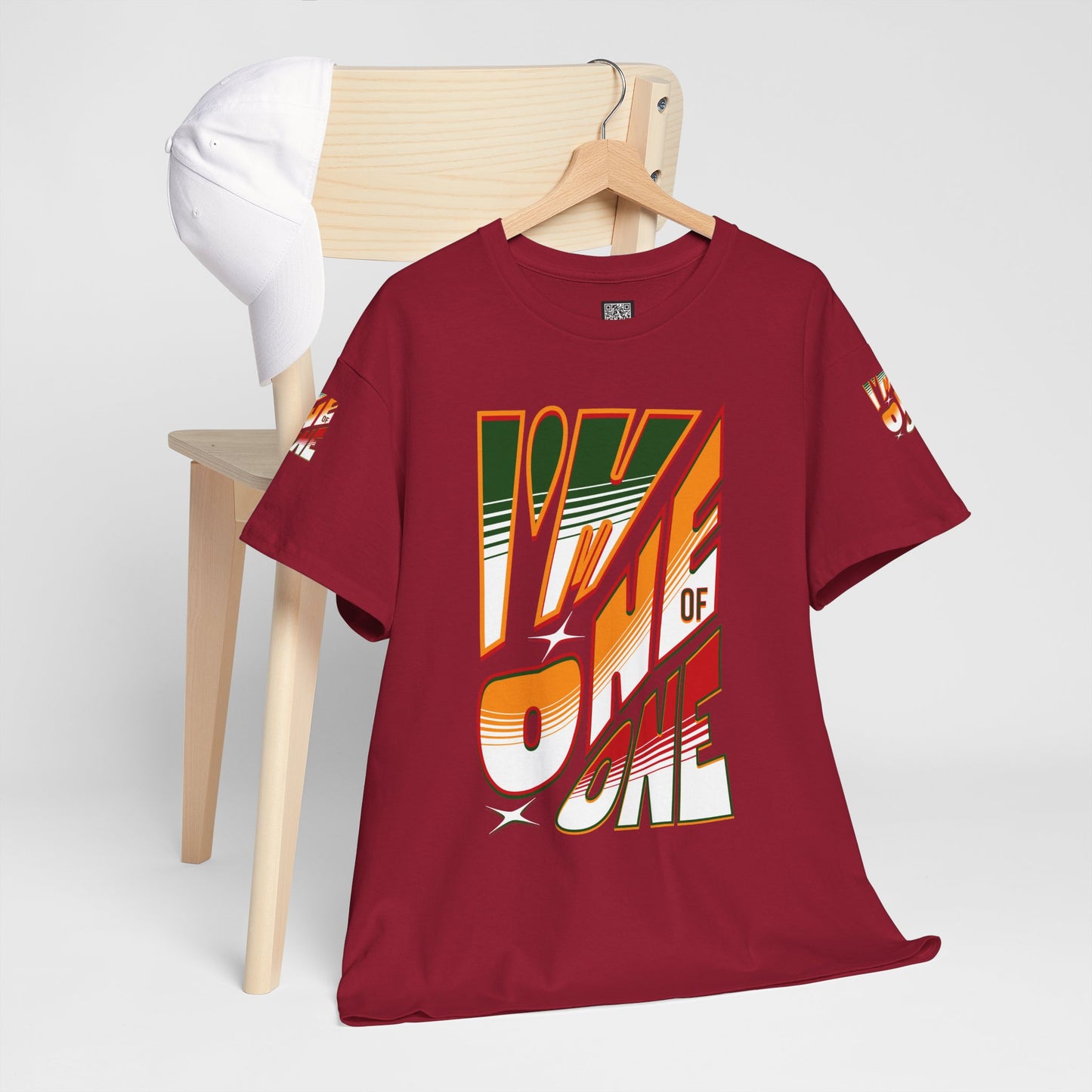 Unisex Heavy Cotton Tee - I'm One of One, Juneteenth Graphic T-Shirt, Bold Statement Shirt, Unisex Self-Love Style T-Shirt, Melanin T-Shirt
