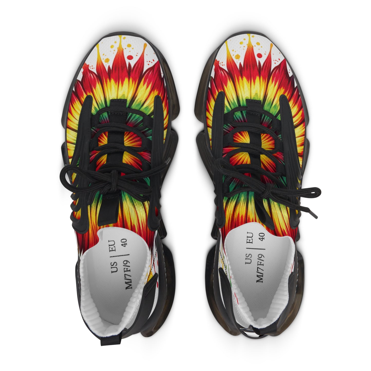 Vibrant Women's Mesh Sneakers, Stylish Athletic Shoes, Trendy Fitness Footwear, Colorful Sports Sneakers, Unique Daily Wear Footwear