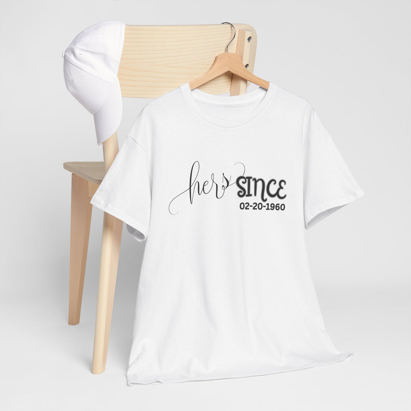 Personalized His and Hers Valentine T-Shirts, Custom Valentine T-Shirts, Unisex Valentine T-Shirts, T-Shirts for Couples, (His Sold Separately)