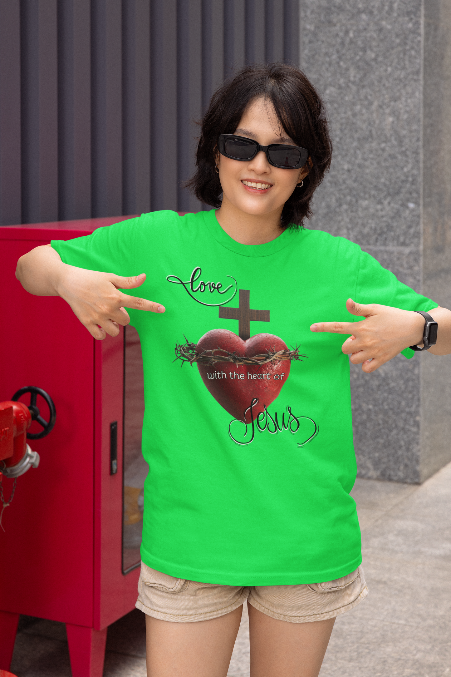 Religious T-Shirts for Men & Women, Christian T-Shirts, Christian Gifts, Jesus Loves Shirts, Jesus T-Shirts, Religious Jesus T-Shirt, Unisex Jersey Short Sleeve Tee