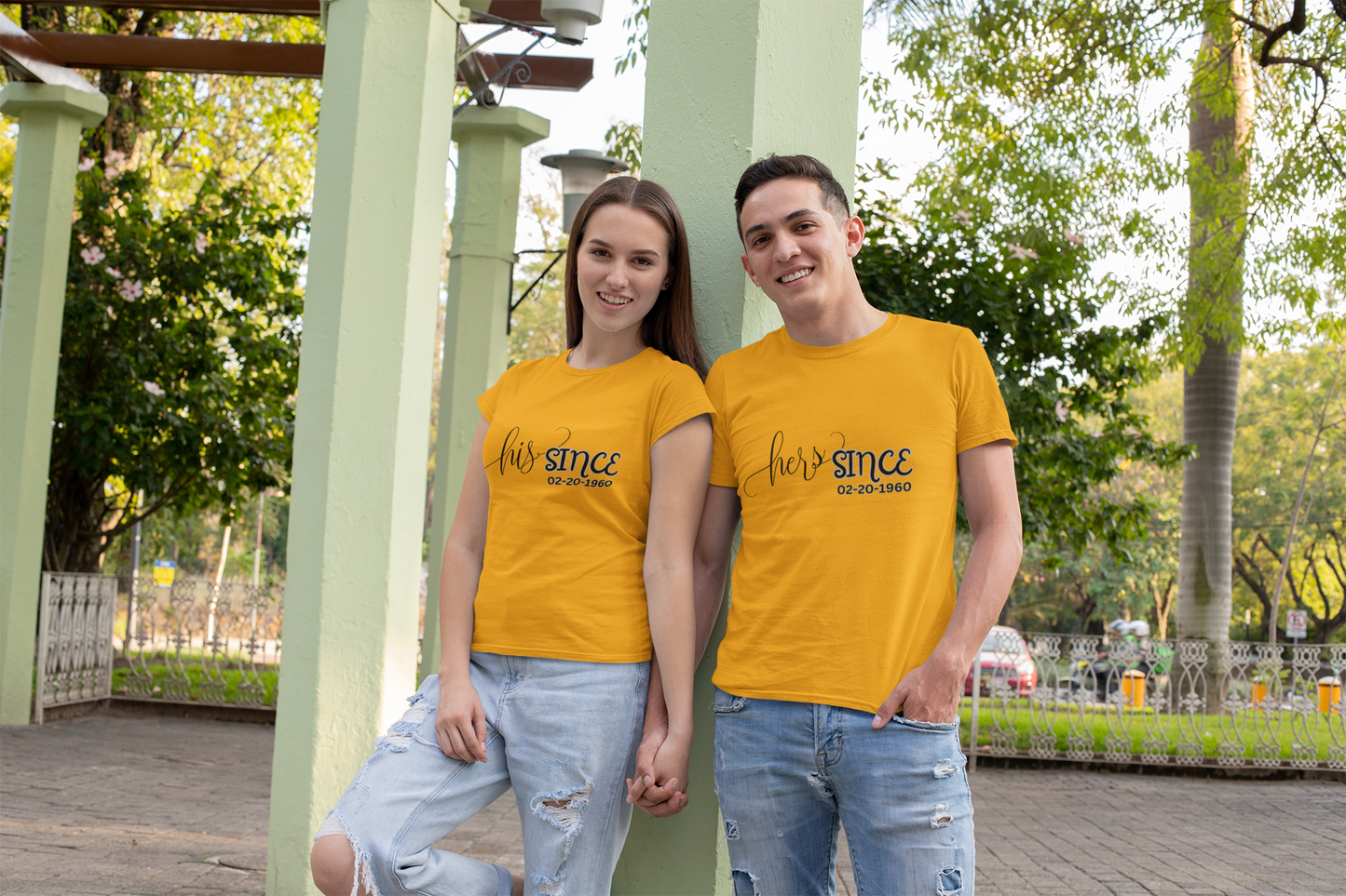 Personalized His and Hers Valentine T-Shirts, Custom Valentine T-Shirts, Unisex Valentine T-Shirts, T-Shirts for Couples, (His Sold Separately)
