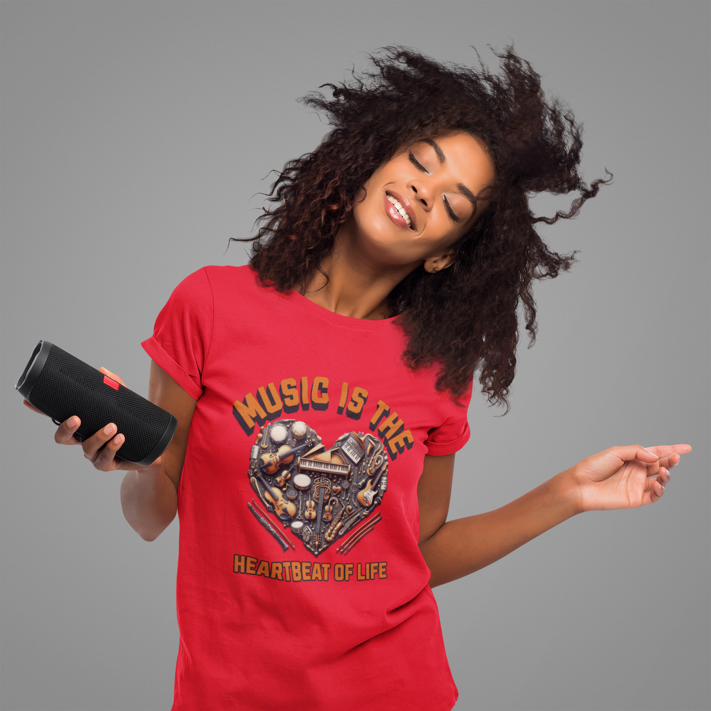 Heartfelt Music Tee, Unisex Short Sleeve Music T-Shirt, Gift for Musicians, Music Lover Apparel, Heartbeat of Life Shirt, Concert Outfit