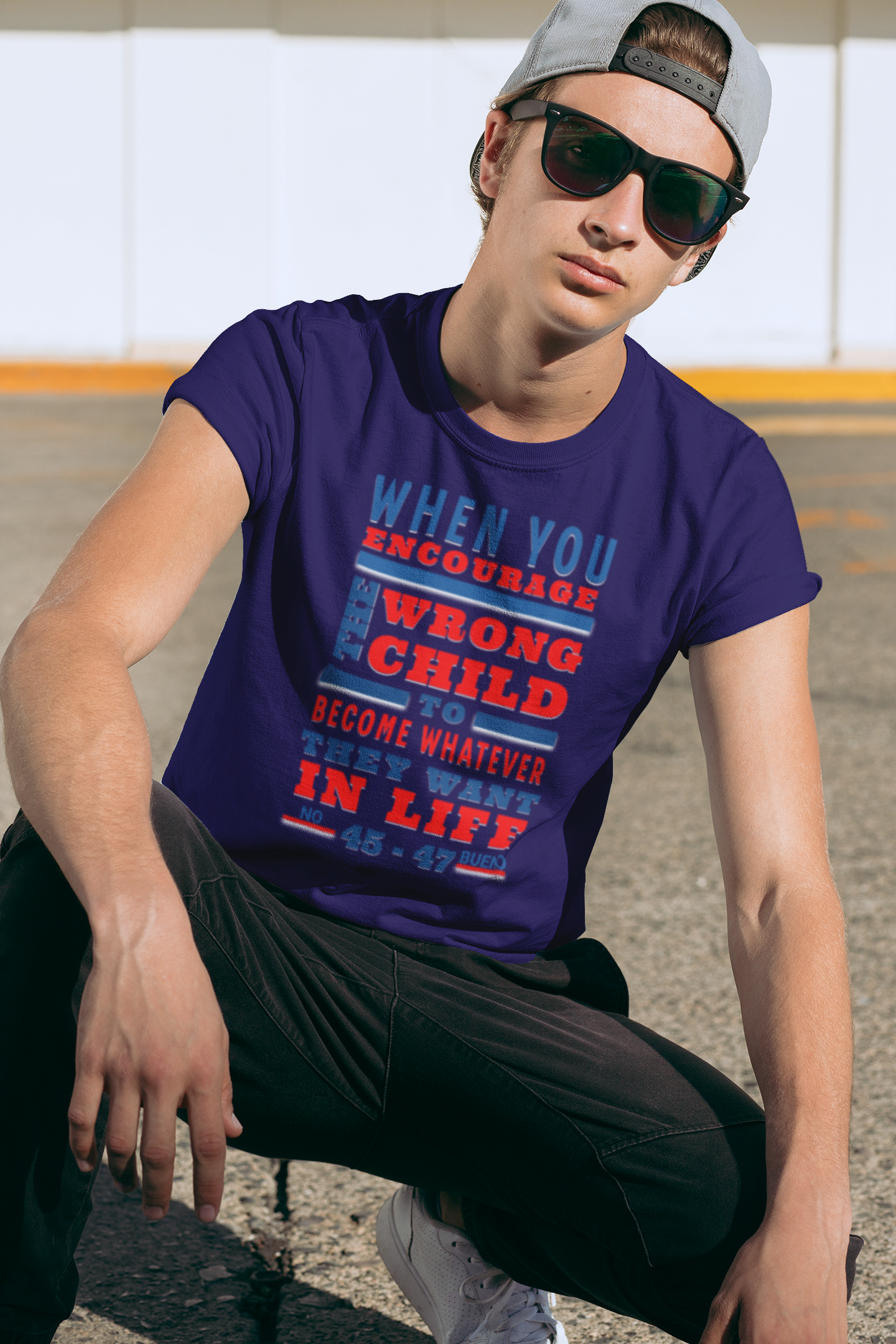 Anti-Trump Unisex Crew Tee, No Kings Protest Shirt, Funny Quote T-Shirts, Activism Message Tee, Funny Political Apparel for Men & Women