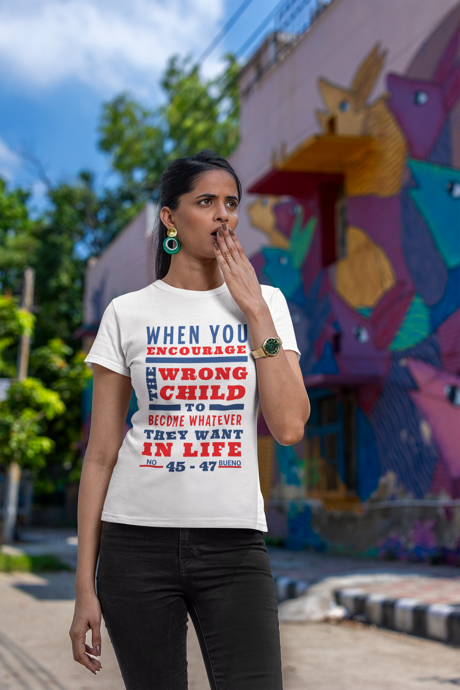 Anti-Trump Unisex Crew Tee, No Kings Protest Shirt, Funny Quote T-Shirts, Activism Message Tee, Funny Political Apparel for Men & Women