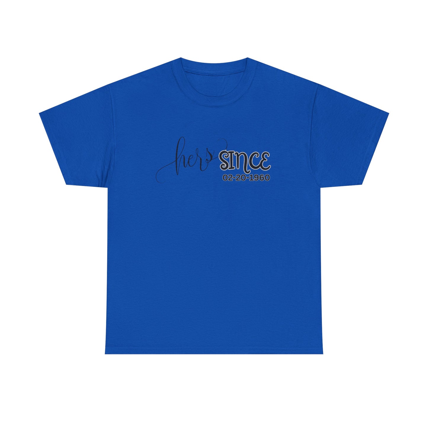 Personalized His and Hers Valentine T-Shirts, Custom Valentine T-Shirts, Unisex Valentine T-Shirts, T-Shirts for Couples, (His Sold Separately)
