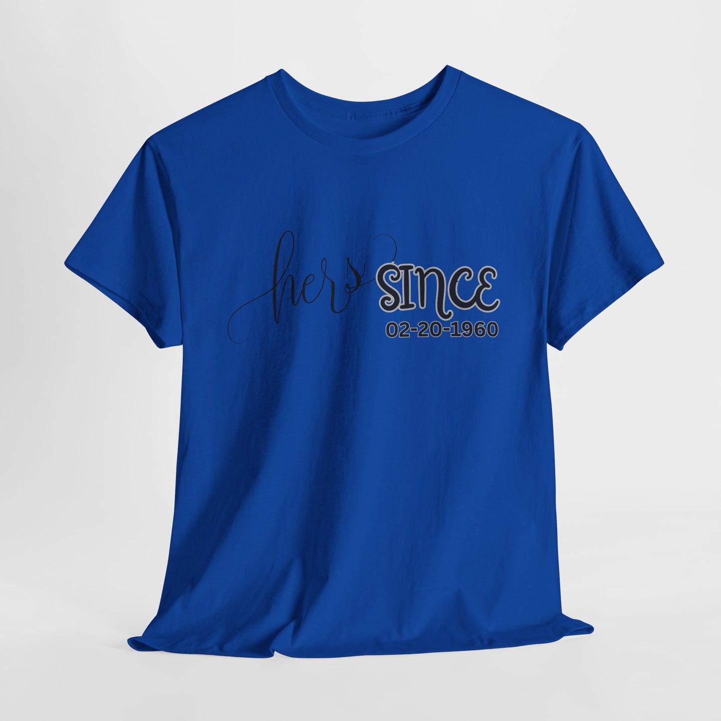 Personalized His and Hers Valentine T-Shirts, Custom Valentine T-Shirts, Unisex Valentine T-Shirts, T-Shirts for Couples, (His Sold Separately)