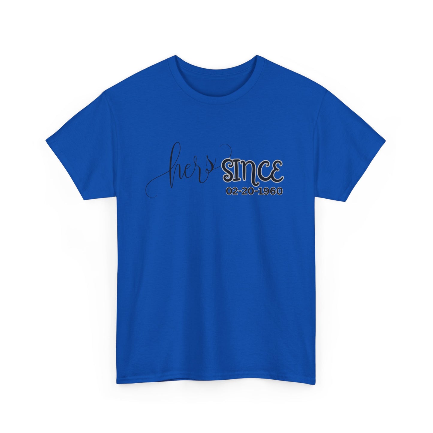Personalized His and Hers Valentine T-Shirts, Custom Valentine T-Shirts, Unisex Valentine T-Shirts, T-Shirts for Couples, (His Sold Separately)