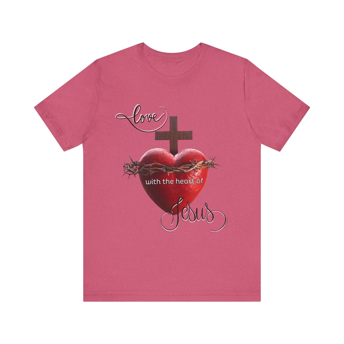 Religious T-Shirts for Men & Women, Christian T-Shirts, Christian Gifts, Jesus Loves Shirts, Jesus T-Shirts, Religious Jesus T-Shirt, Unisex Jersey Short Sleeve Tee
