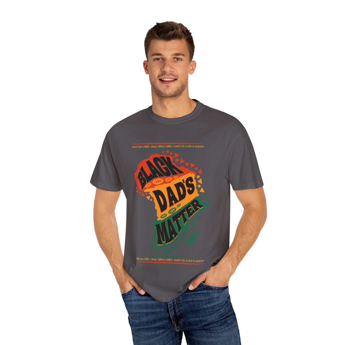 Black Dads Matter Unisex T-Shirt, Perfect for Father's Day, Family Gatherings, and Everyday Wear, Support Black Fatherhood