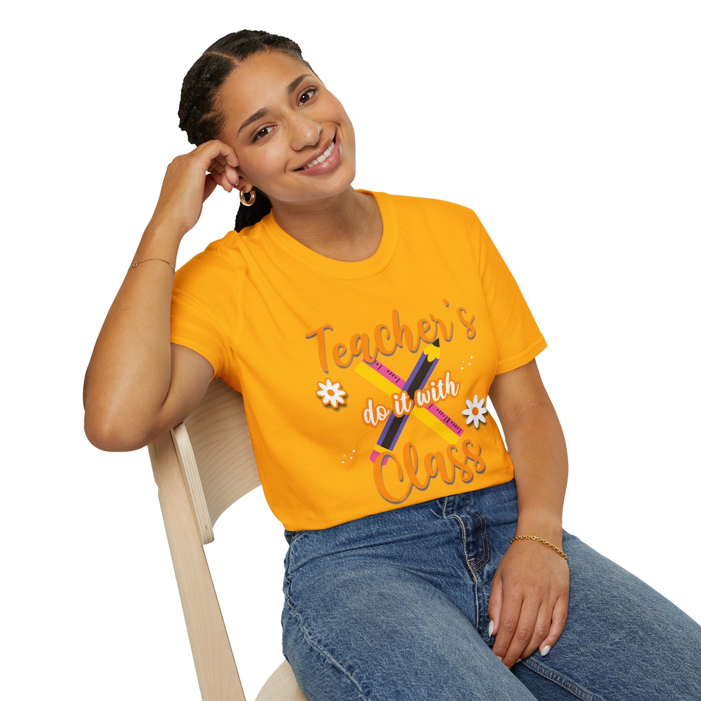 Teacher's do it with Class T-Shirt, Cute Teacher Gift, Teacher Back to School Tee, Teacher Appreciation Day, Teacher Classroom Outfit