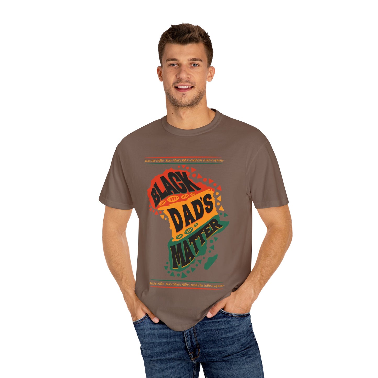 Black Dads Matter Unisex T-Shirt, Perfect for Father's Day, Family Gatherings, and Everyday Wear, Support Black Fatherhood