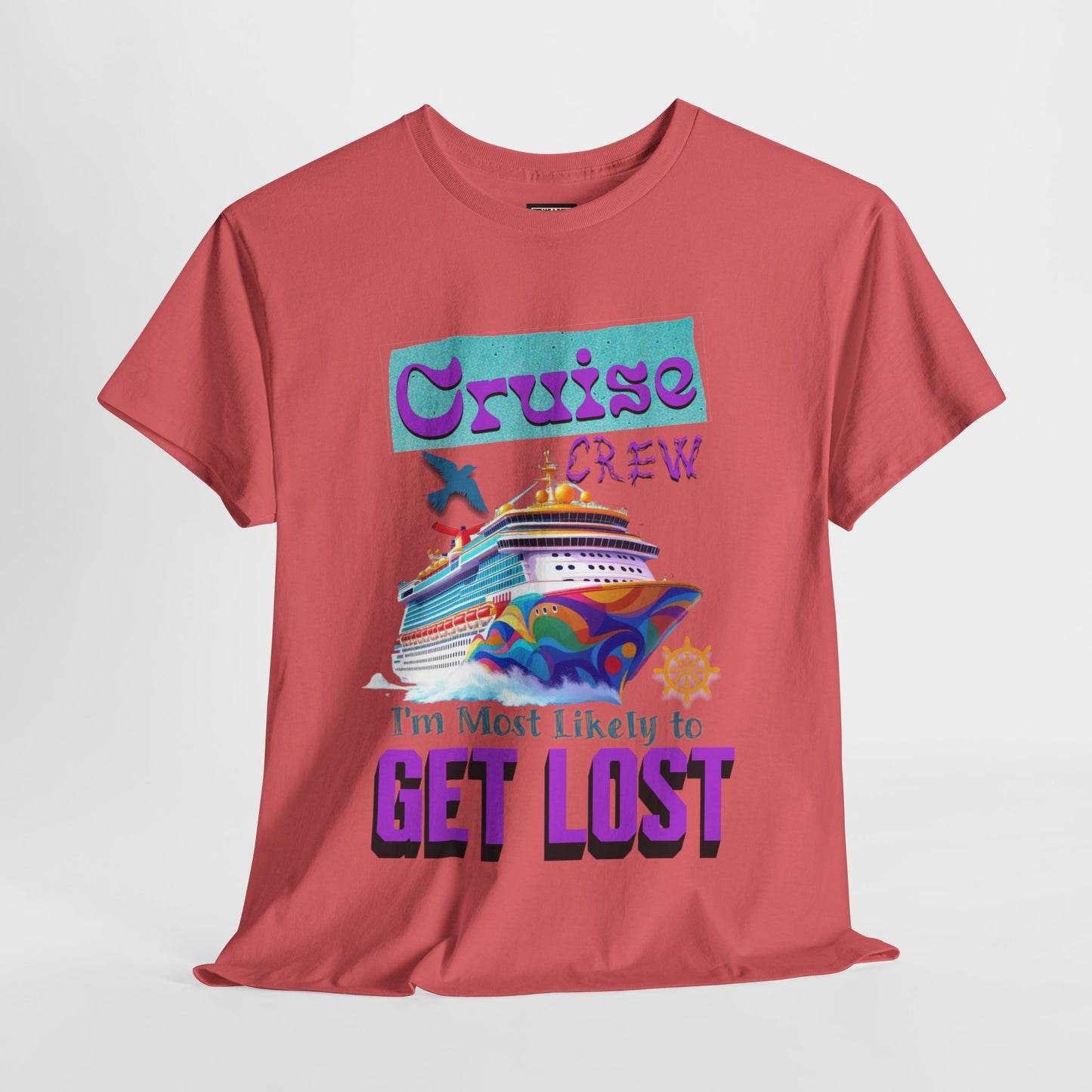 Cruise Crew T-Shirt - Funny Cruise Vacation Tees, Gift for Cruise Travelers, Funny Holiday Wardrobe, Nautical Adventure Apparel,