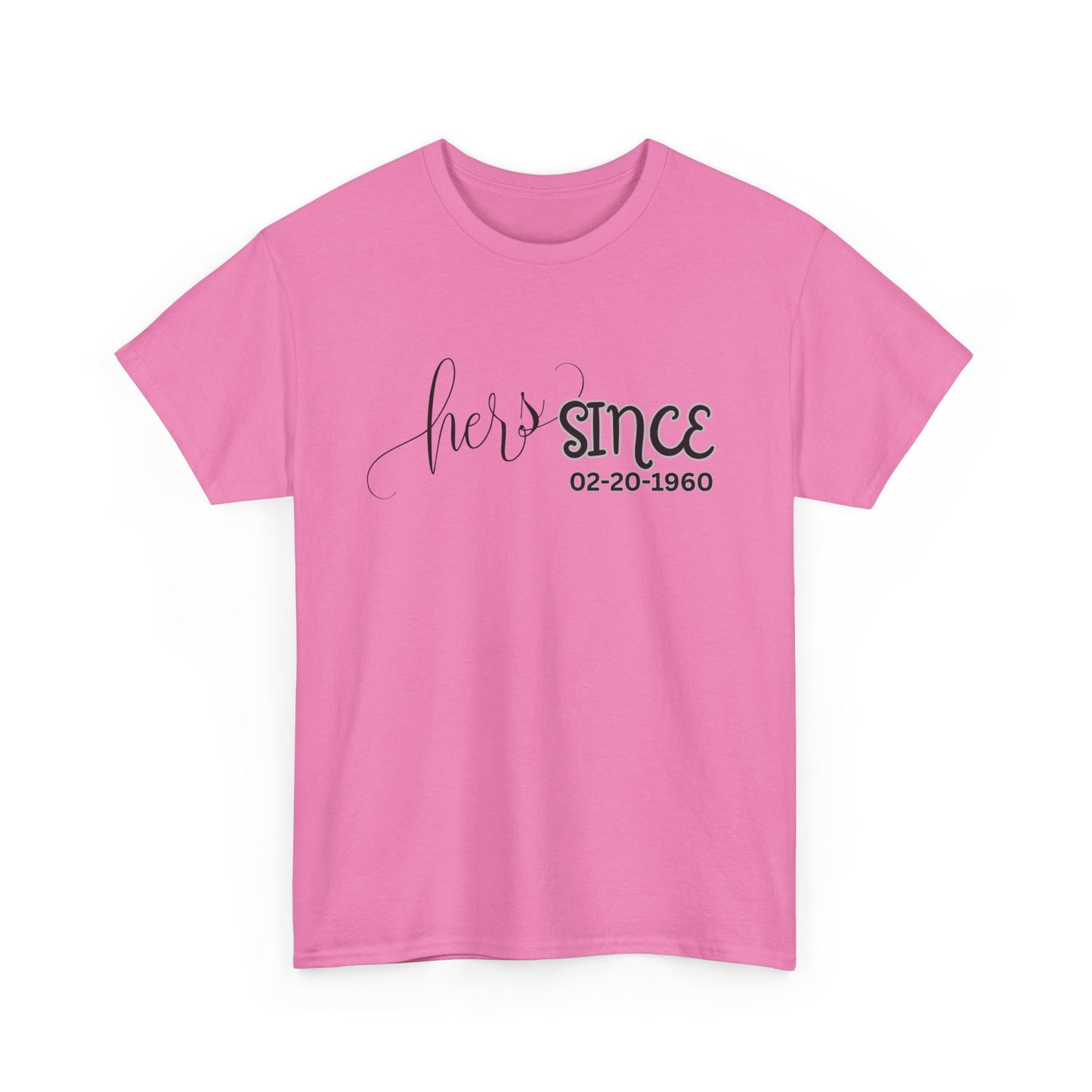 Personalized His and Hers Valentine T-Shirts, Custom Valentine T-Shirts, Unisex Valentine T-Shirts, T-Shirts for Couples, (His Sold Separately)