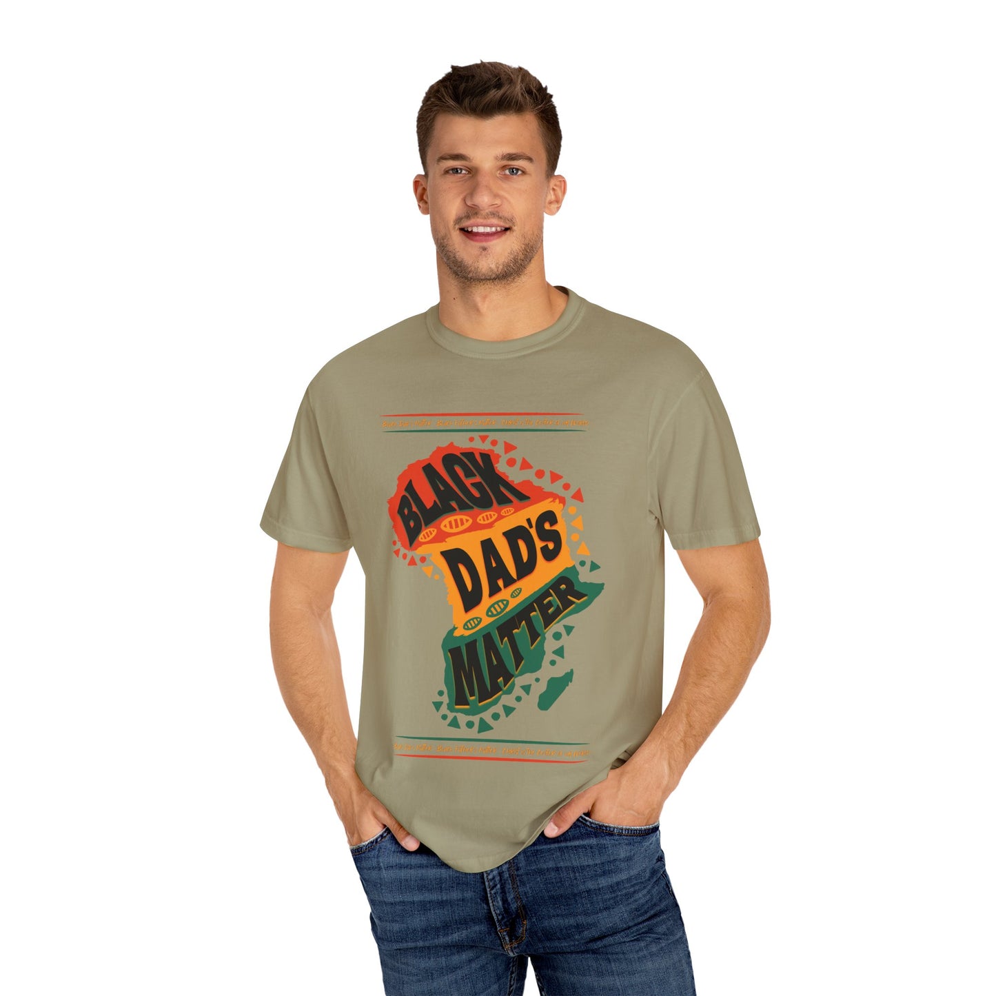Black Dads Matter Unisex T-Shirt, Perfect for Father's Day, Family Gatherings, and Everyday Wear, Support Black Fatherhood