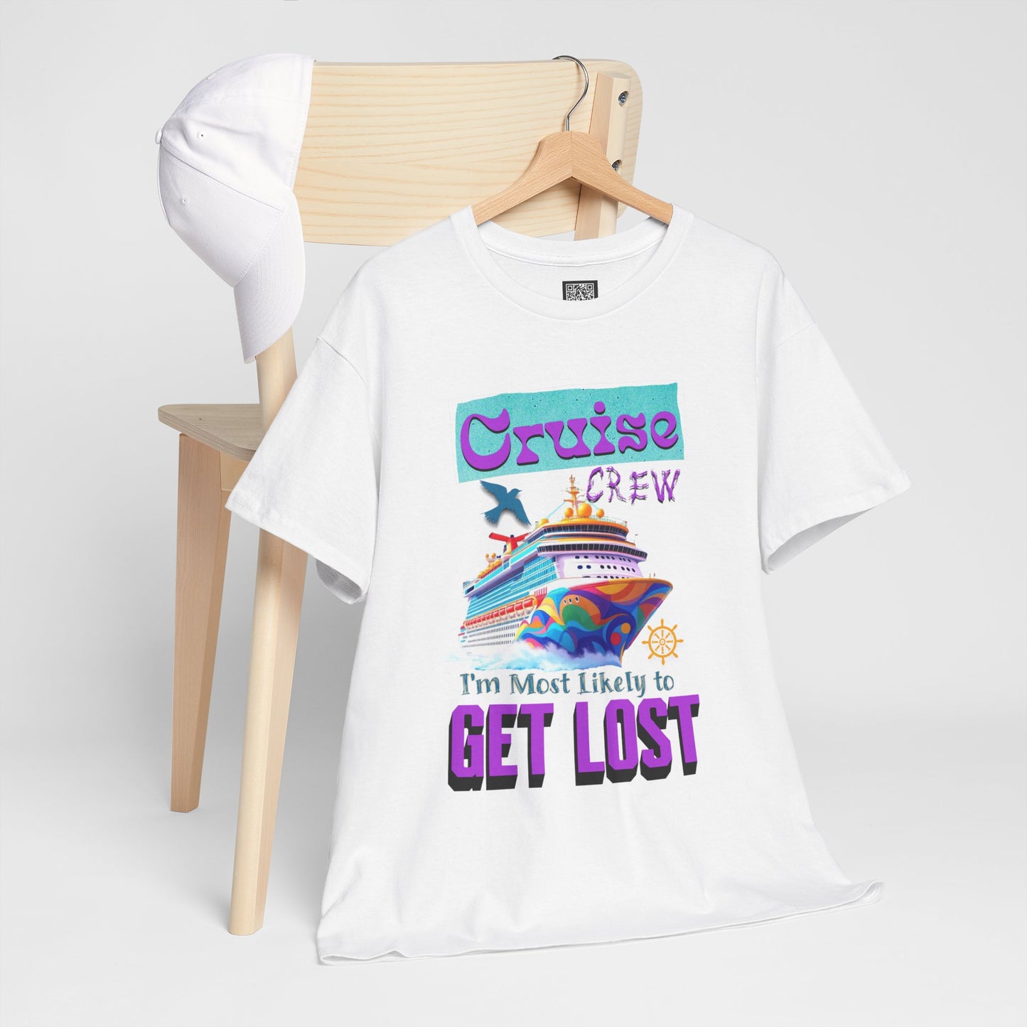 Cruise Crew T-Shirt - Funny Cruise Vacation Tees, Gift for Cruise Travelers, Funny Holiday Wardrobe, Nautical Adventure Apparel,