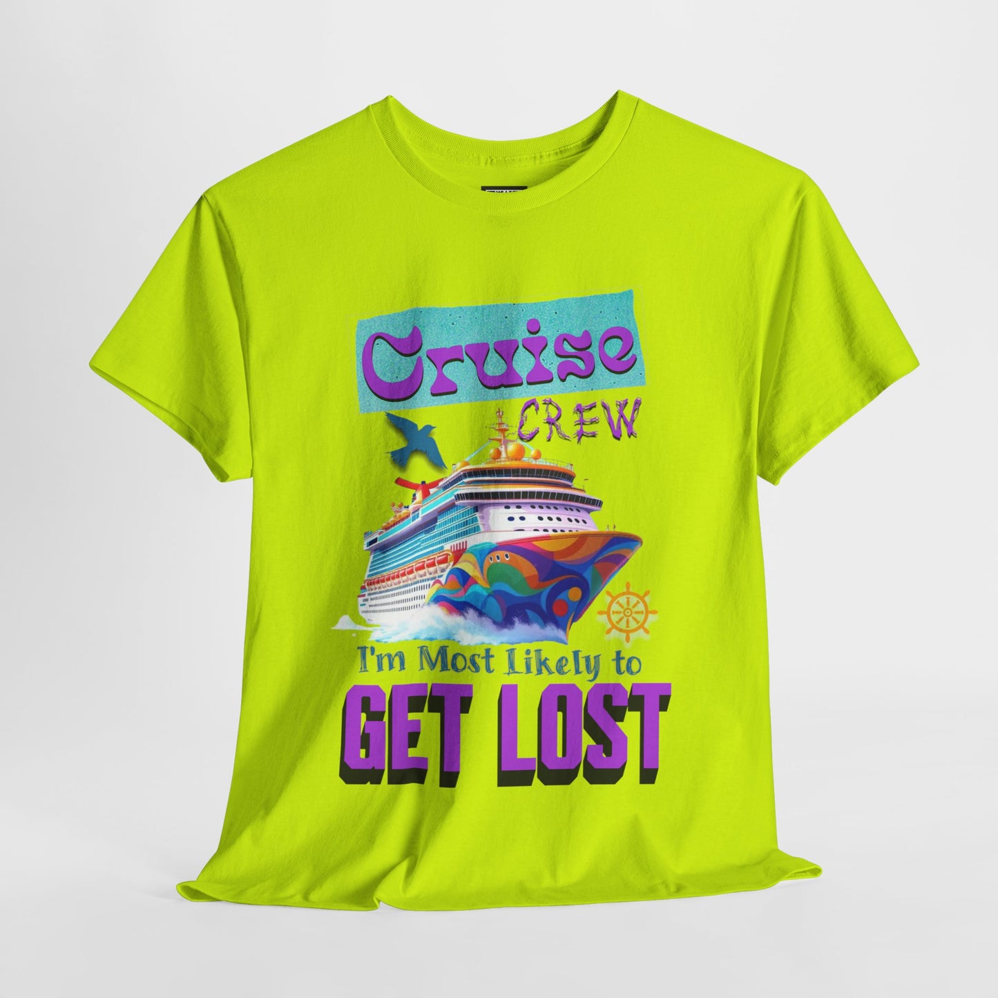 Cruise Crew T-Shirt - Funny Cruise Vacation Tees, Gift for Cruise Travelers, Funny Holiday Wardrobe, Nautical Adventure Apparel,