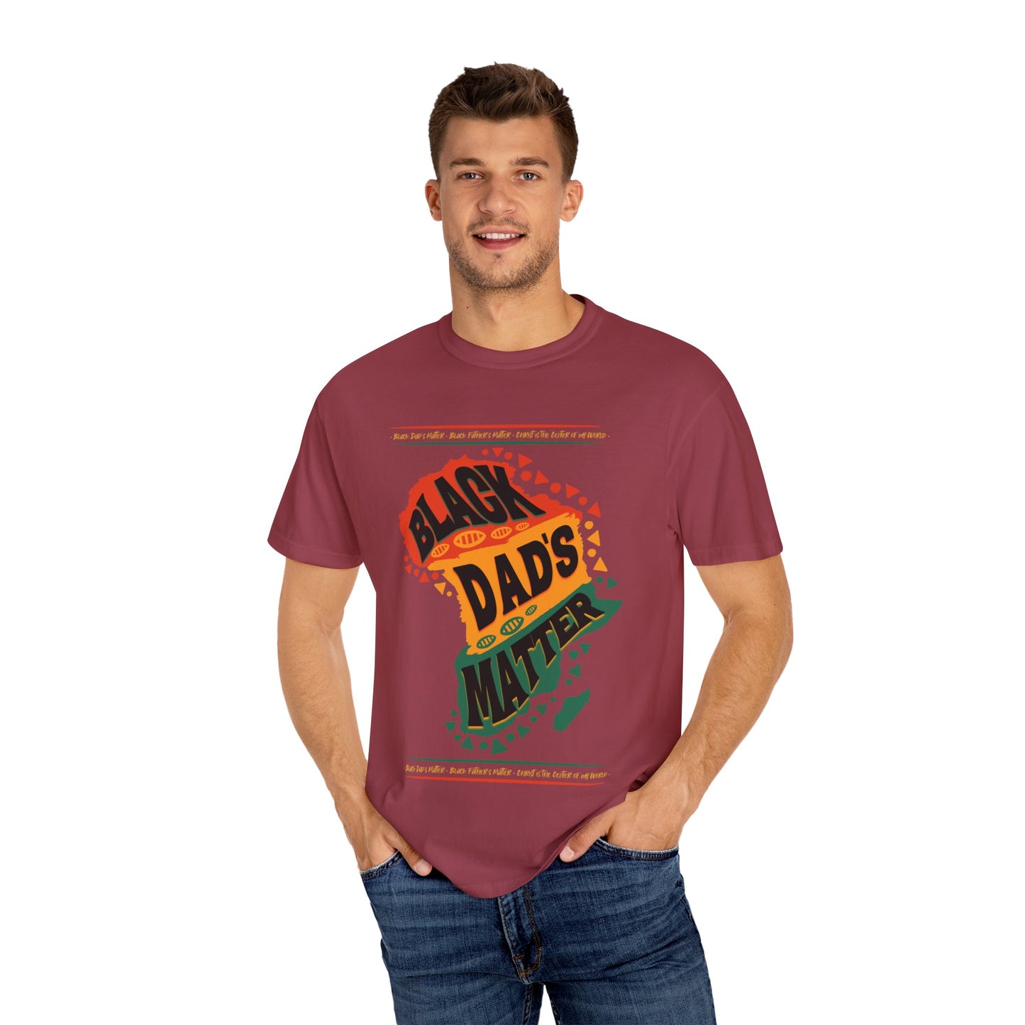 Black Dads Matter Unisex T-Shirt, Perfect for Father's Day, Family Gatherings, and Everyday Wear, Support Black Fatherhood
