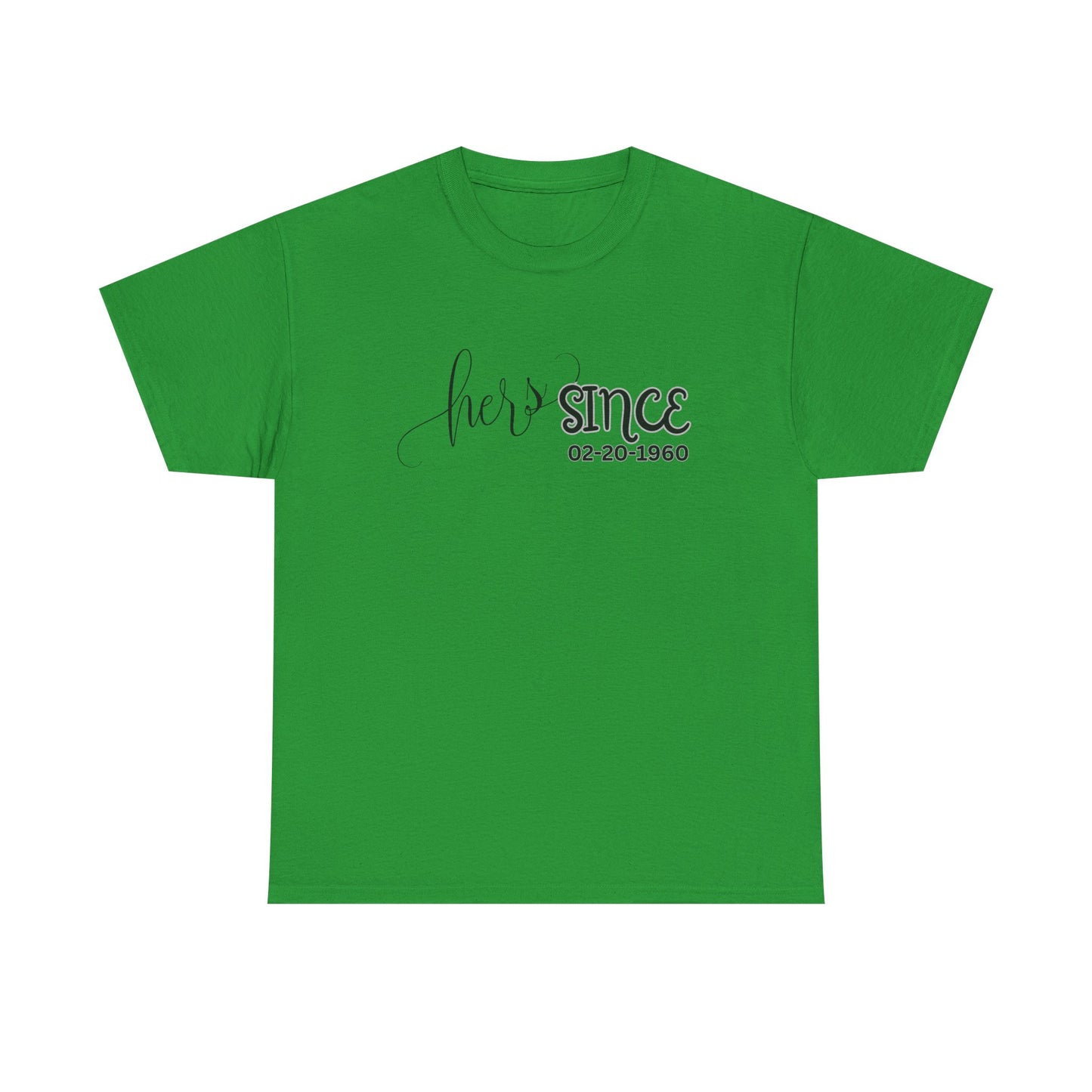 Personalized His and Hers Valentine T-Shirts, Custom Valentine T-Shirts, Unisex Valentine T-Shirts, T-Shirts for Couples, (His Sold Separately)