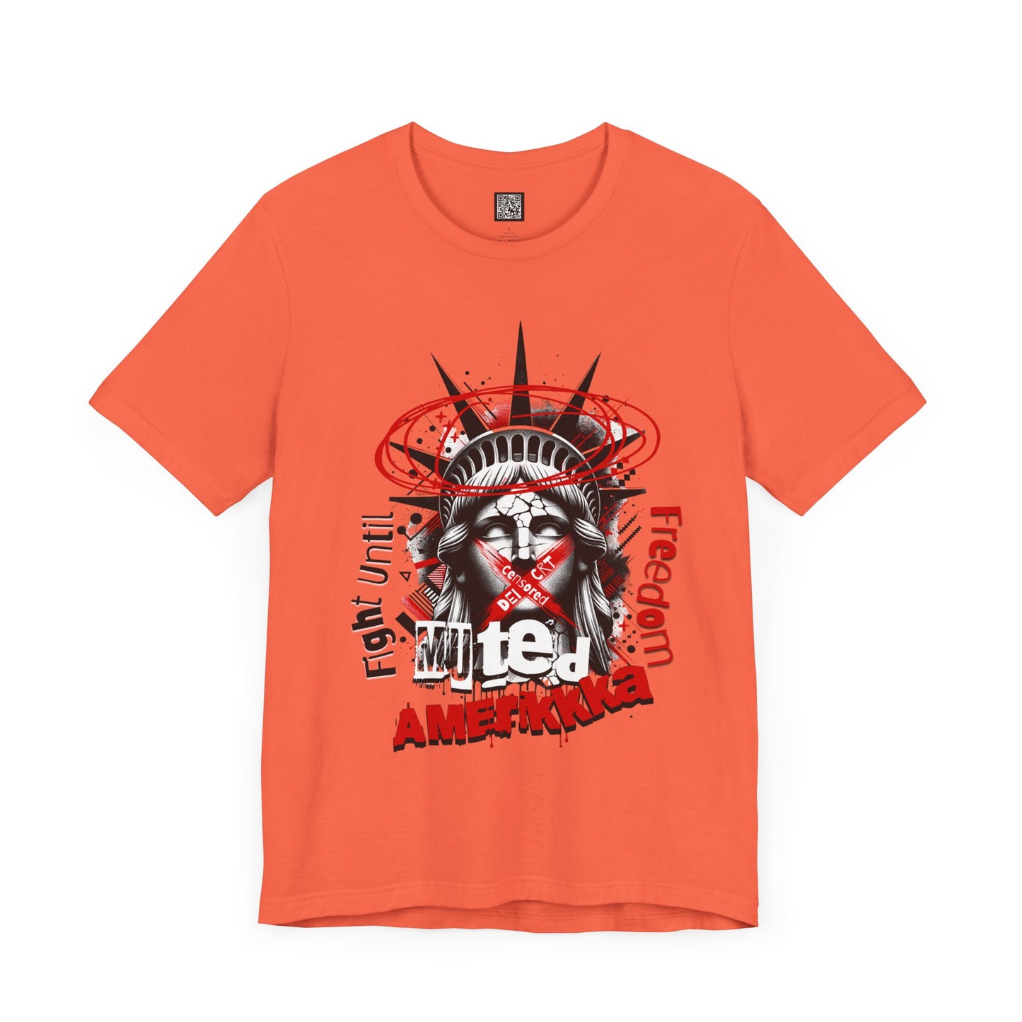 Patriotic Freedom Graphic Tee, Fight Oligarchy in America T-Shirts, This is America Shirt, Unisex Freedom for America Tees