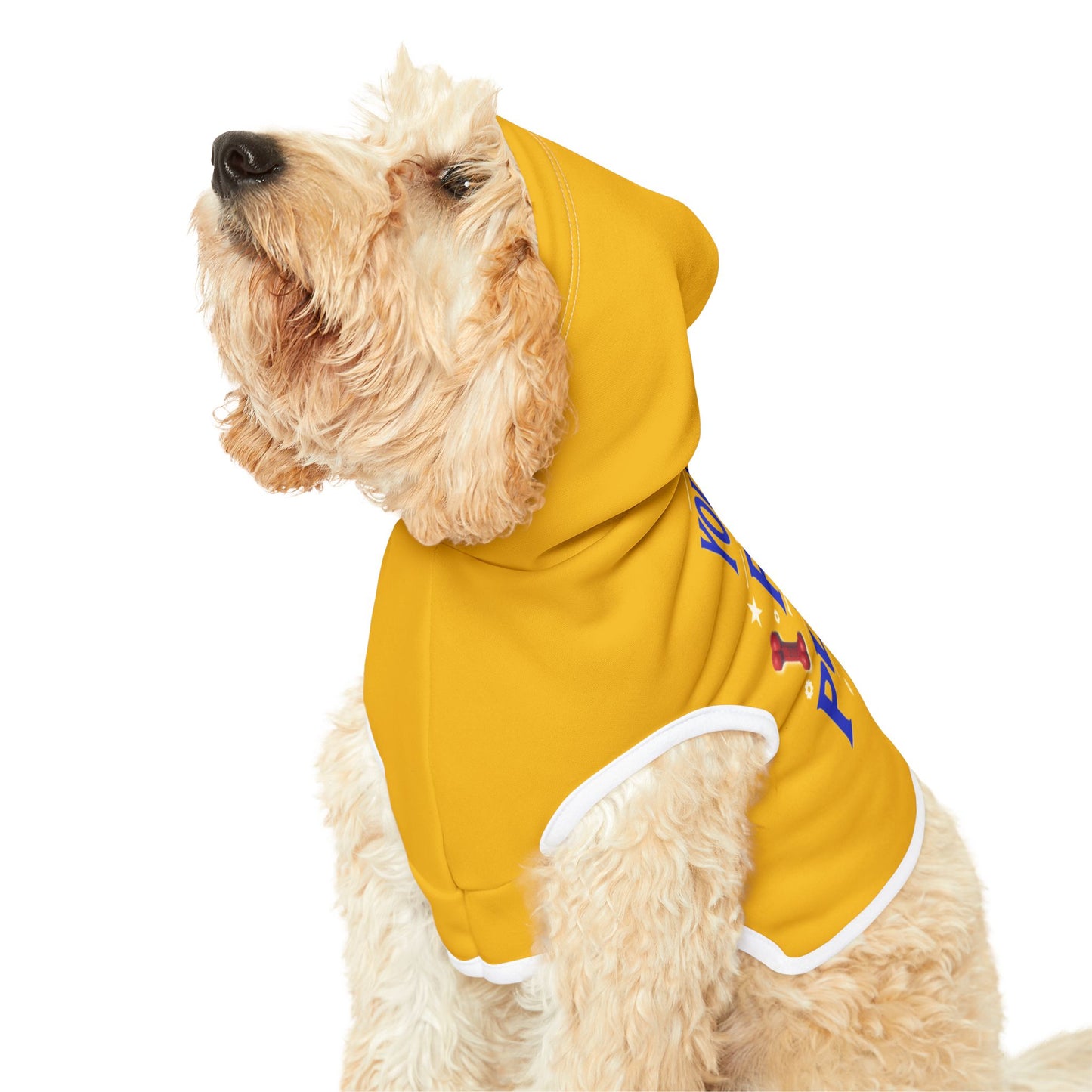 Funny Pet Hoodie: 'You Will Find Me Chasing Pussy Cat' Design, Dog and Cat Apparel, Cute Pet Costume, Gift for Pet Lovers, Funny Pet Outfit