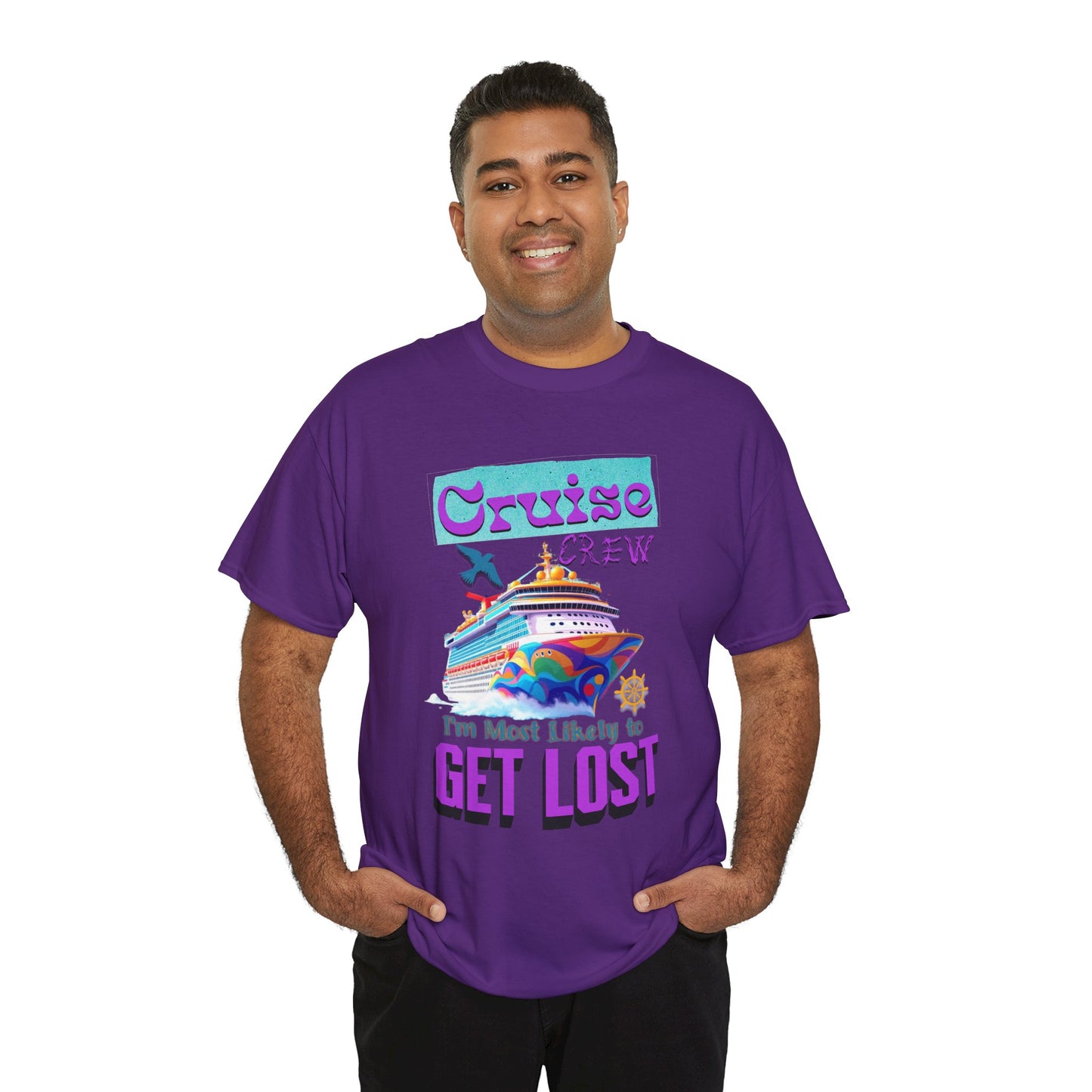 Cruise Crew T-Shirt - Funny Cruise Vacation Tees, Gift for Cruise Travelers, Funny Holiday Wardrobe, Nautical Adventure Apparel,