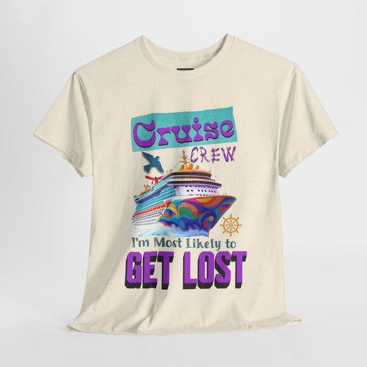 Cruise Crew T-Shirt - Funny Cruise Vacation Tees, Gift for Cruise Travelers, Funny Holiday Wardrobe, Nautical Adventure Apparel,