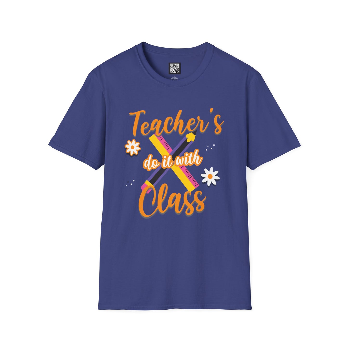 Teacher's do it with Class T-Shirt, Cute Teacher Gift, Teacher Back to School Tee, Teacher Appreciation Day, Teacher Classroom Outfit