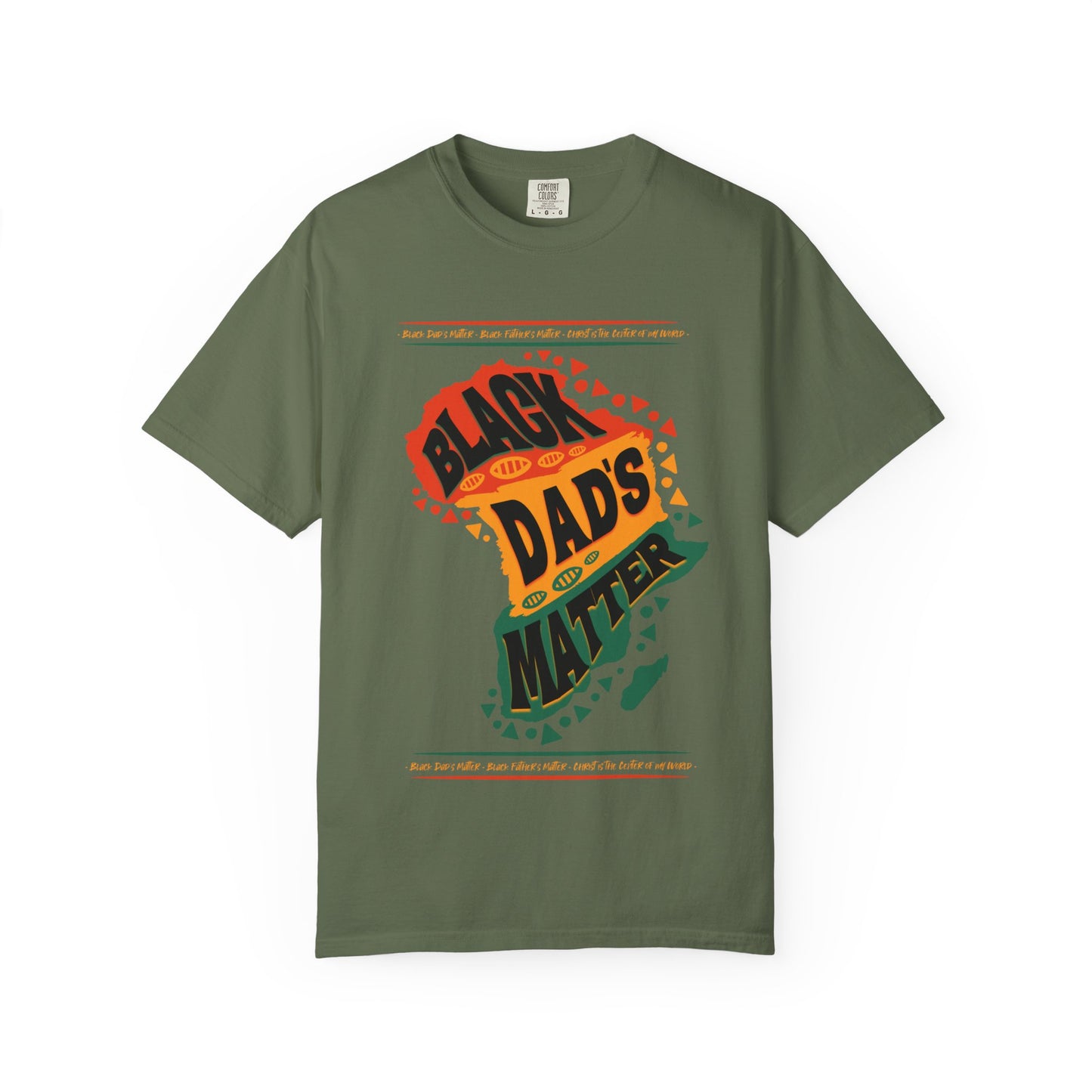 Black Dads Matter Unisex T-Shirt, Perfect for Father's Day, Family Gatherings, and Everyday Wear, Support Black Fatherhood