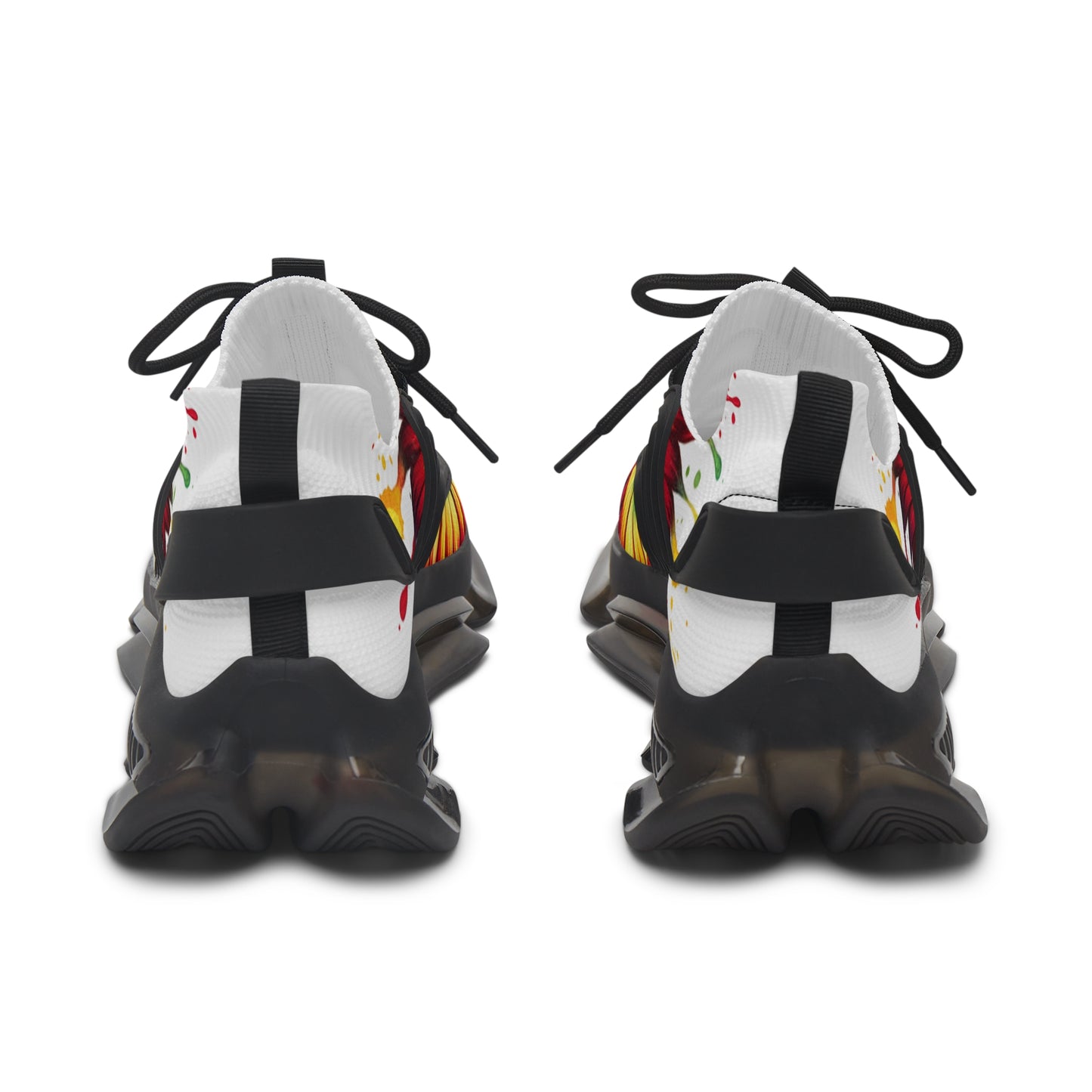 Vibrant Women's Mesh Sneakers, Stylish Athletic Shoes, Trendy Fitness Footwear, Colorful Sports Sneakers, Unique Daily Wear Footwear