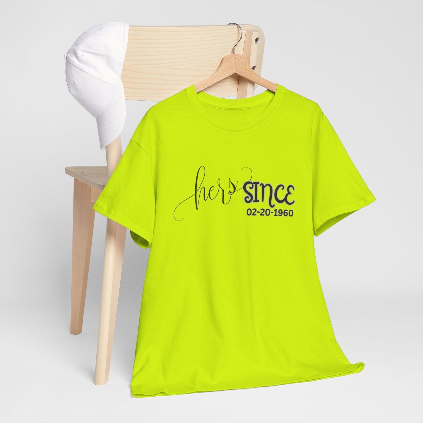 Personalized His and Hers Valentine T-Shirts, Custom Valentine T-Shirts, Unisex Valentine T-Shirts, T-Shirts for Couples, (His Sold Separately)