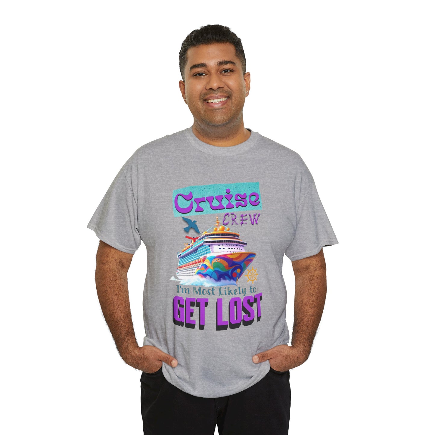 Cruise Crew T-Shirt - Funny Cruise Vacation Tees, Gift for Cruise Travelers, Funny Holiday Wardrobe, Nautical Adventure Apparel,