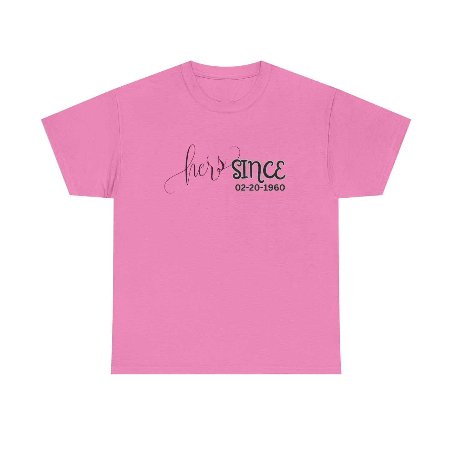 Personalized His and Hers Valentine T-Shirts, Custom Valentine T-Shirts, Unisex Valentine T-Shirts, T-Shirts for Couples, (His Sold Separately)
