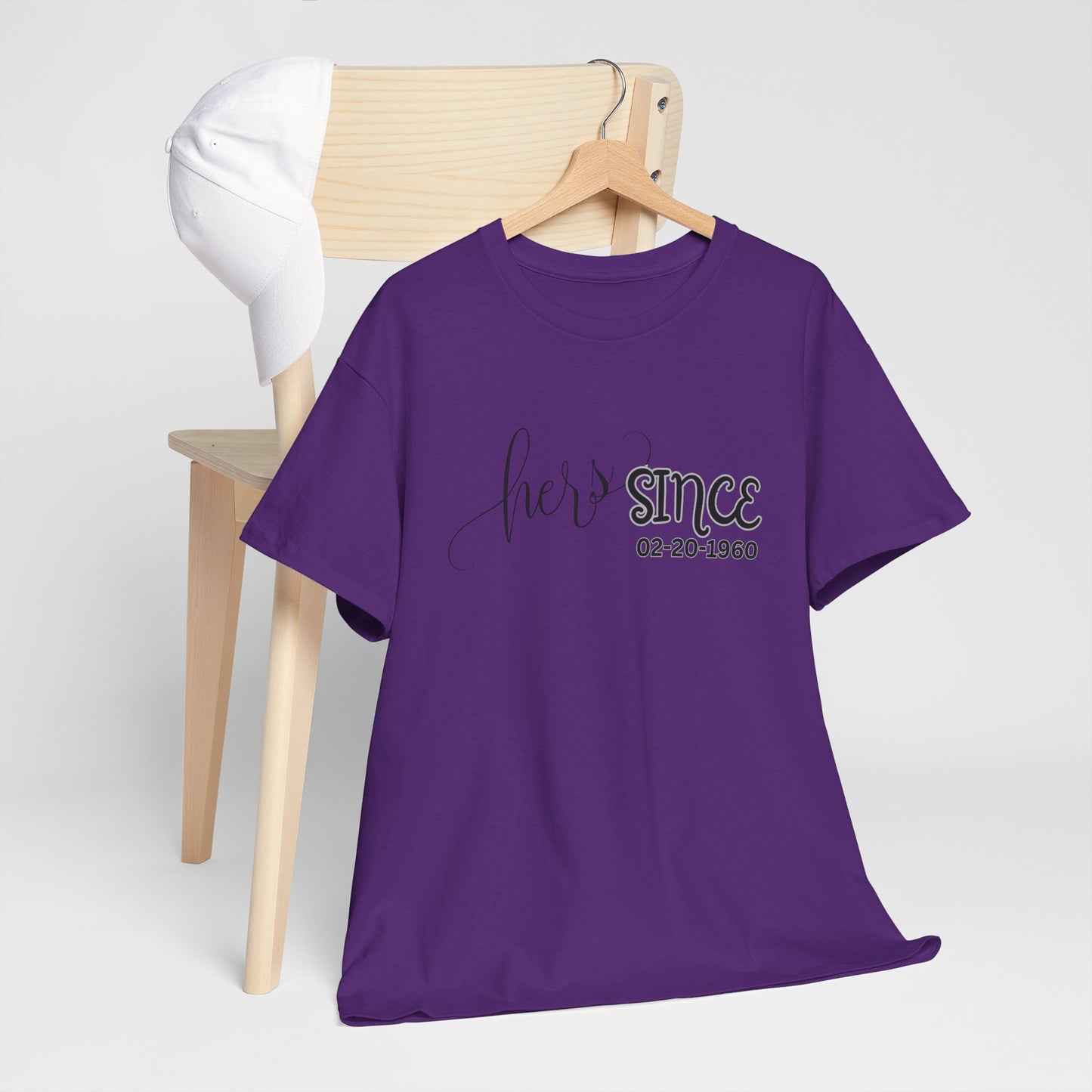 Personalized His and Hers Valentine T-Shirts, Custom Valentine T-Shirts, Unisex Valentine T-Shirts, T-Shirts for Couples, (His Sold Separately)