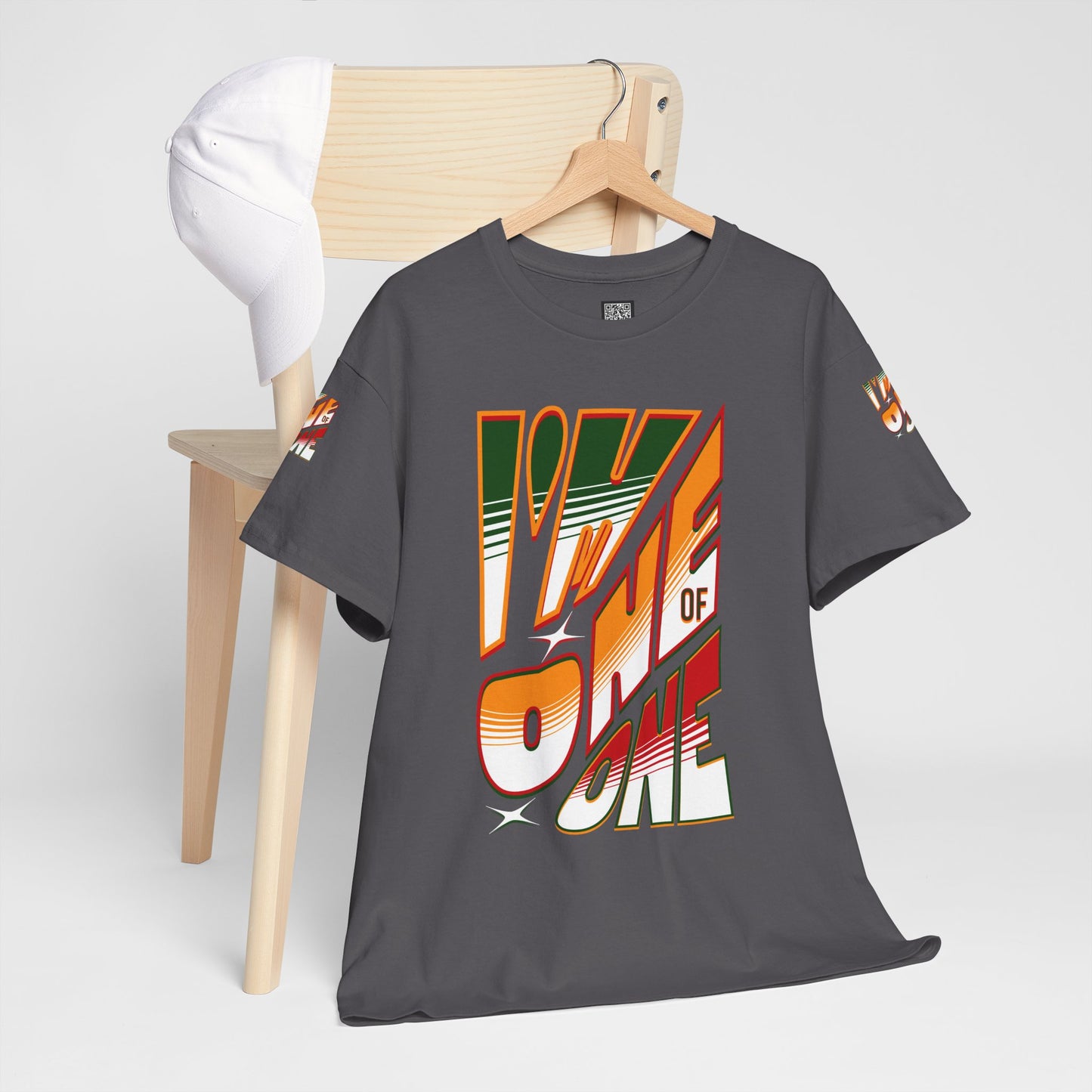 Unisex Heavy Cotton Tee - I'm One of One, Juneteenth Graphic T-Shirt, Bold Statement Shirt, Unisex Self-Love Style T-Shirt, Melanin T-Shirt
