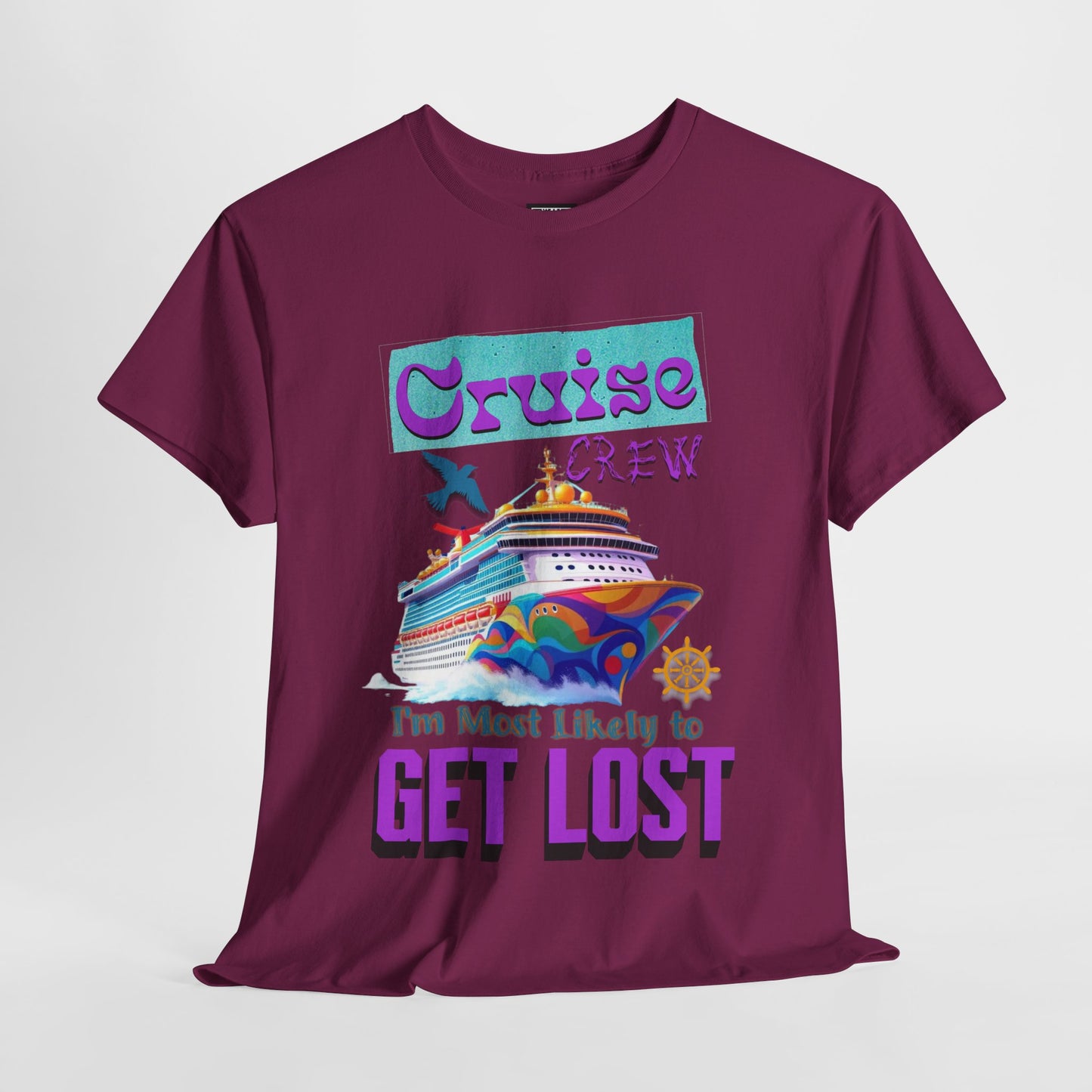Cruise Crew T-Shirt - Funny Cruise Vacation Tees, Gift for Cruise Travelers, Funny Holiday Wardrobe, Nautical Adventure Apparel,