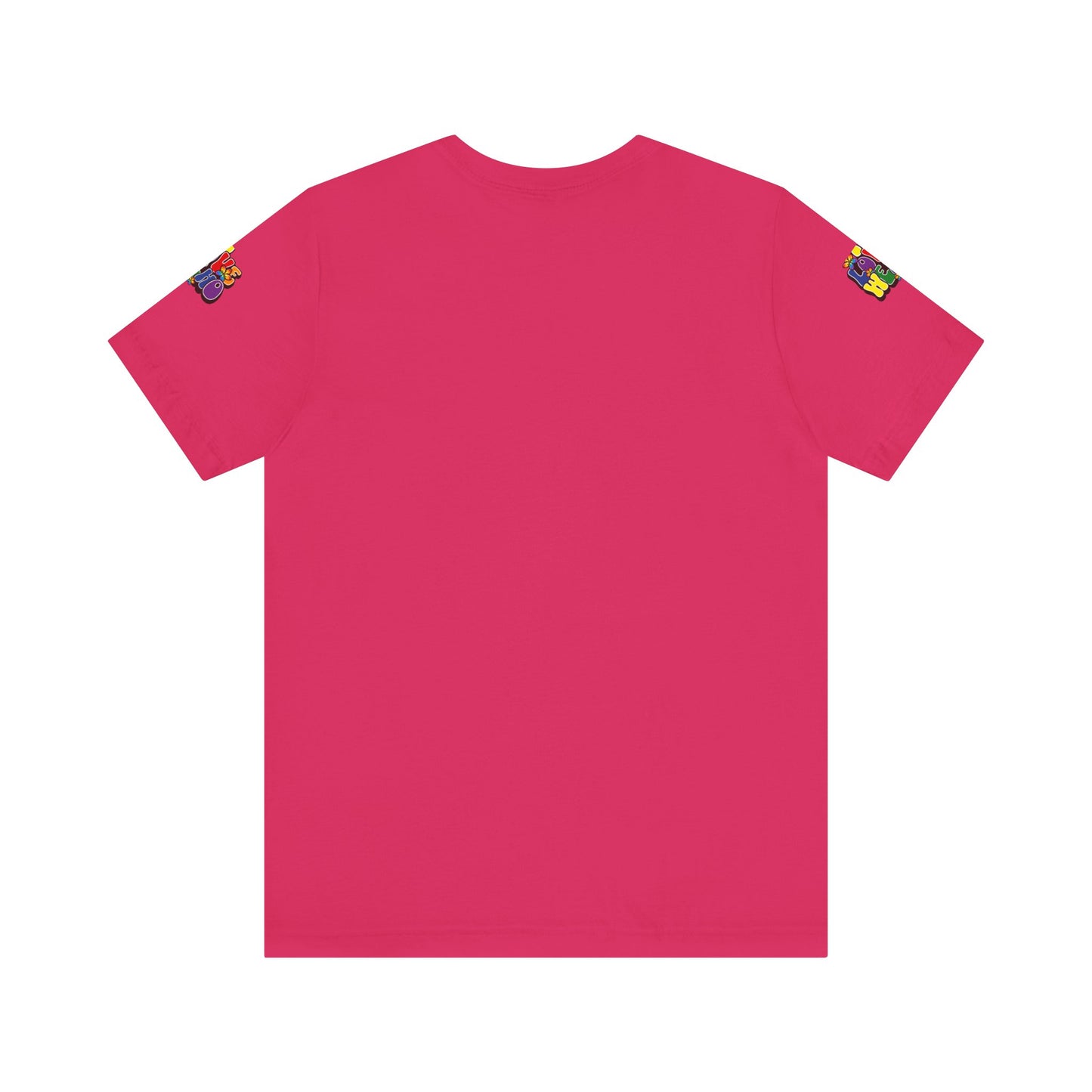 Colorful LGBTQ+ Love Short Sleeve Tee, Pride T-Shirt, I Love WeHo, Pride Festival Merchandise, Gift for Friends, Unisex Graphic Tee