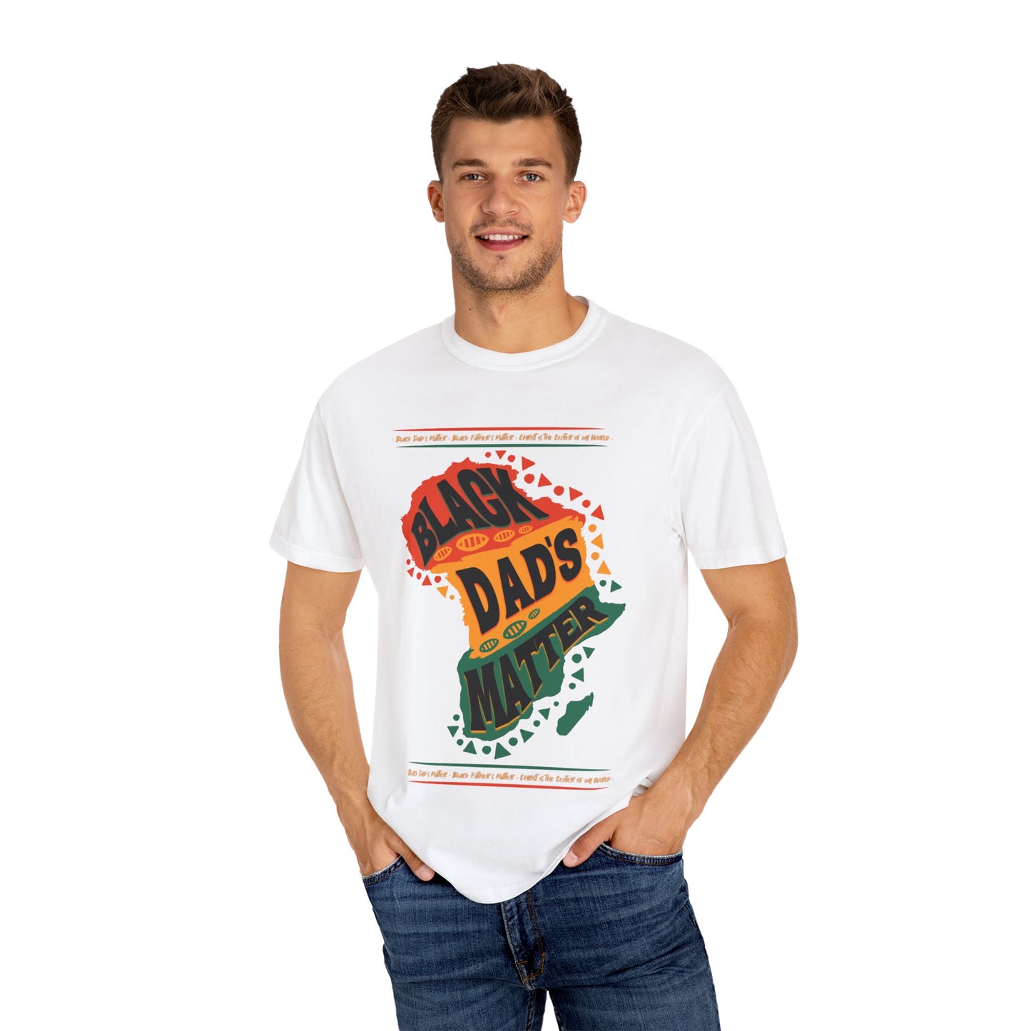 Black Dads Matter Unisex T-Shirt, Perfect for Father's Day, Family Gatherings, and Everyday Wear, Support Black Fatherhood