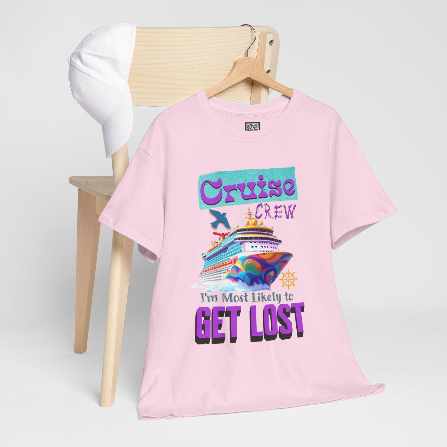 Cruise Crew T-Shirt - Funny Cruise Vacation Tees, Gift for Cruise Travelers, Funny Holiday Wardrobe, Nautical Adventure Apparel,