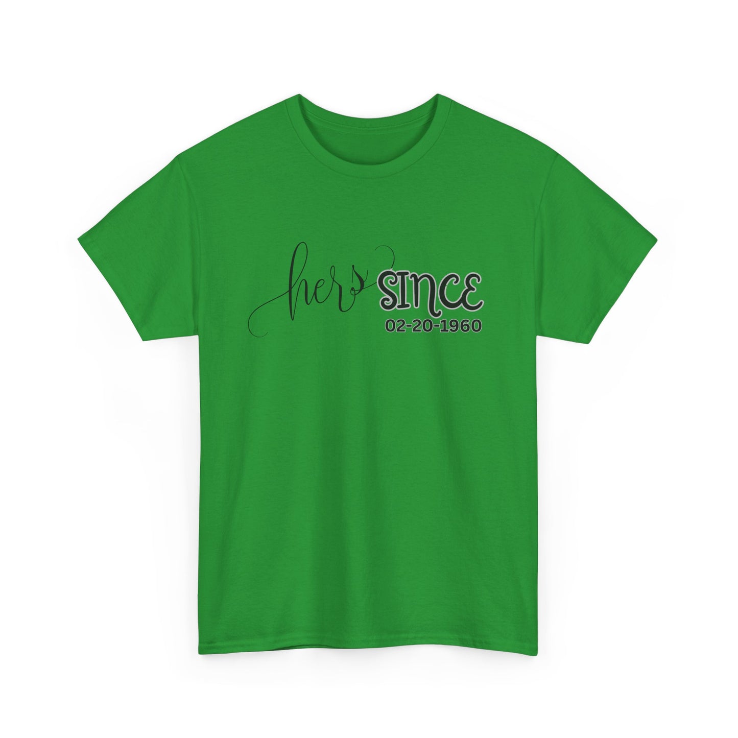 Personalized His and Hers Valentine T-Shirts, Custom Valentine T-Shirts, Unisex Valentine T-Shirts, T-Shirts for Couples, (His Sold Separately)