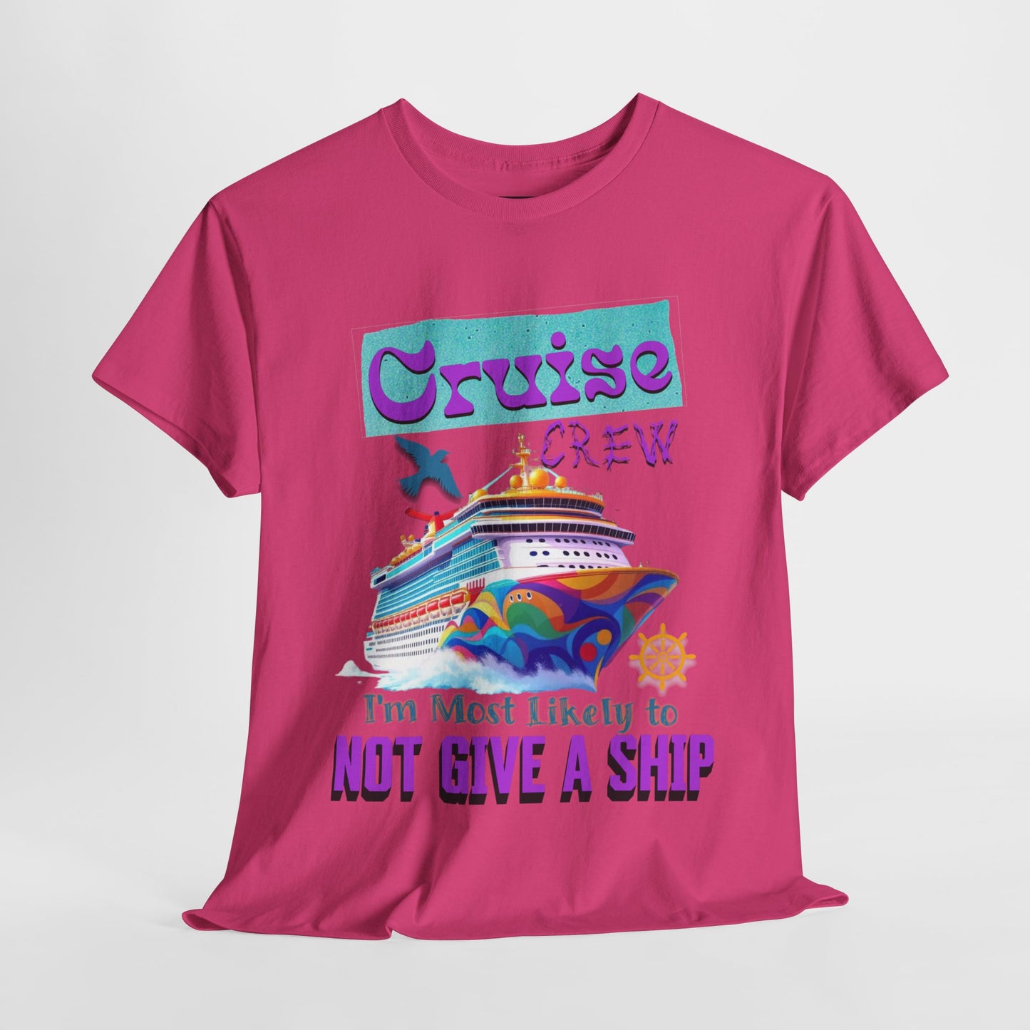 Cruise Crew Tee: Fun Cotton Shirt for Cruise Vacation Vibes, Travel Enthusiasts, Fun Family Trip Tees, Summer Celebrations, Gifts for Cruisers